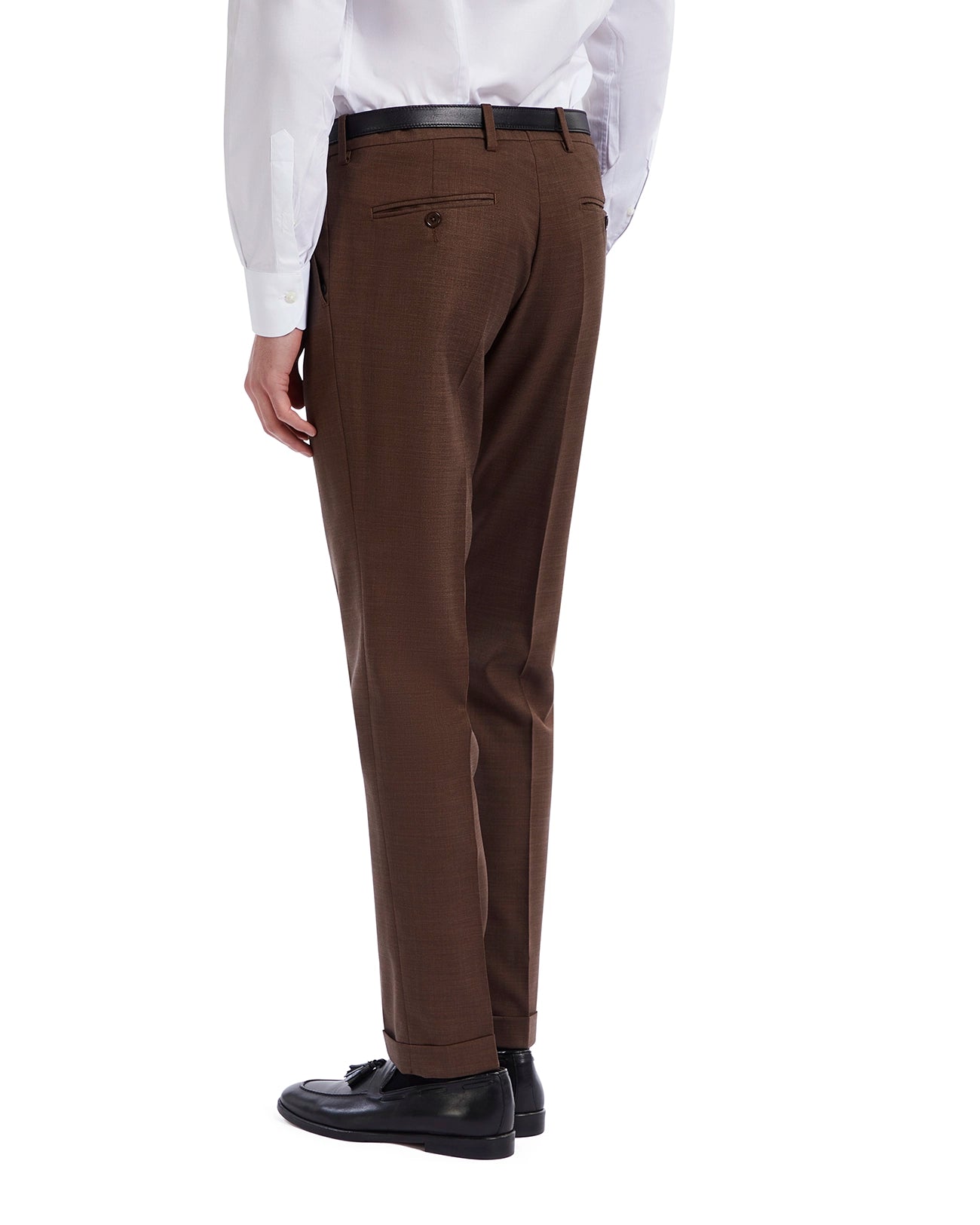 Sydney brown pinstripe suit