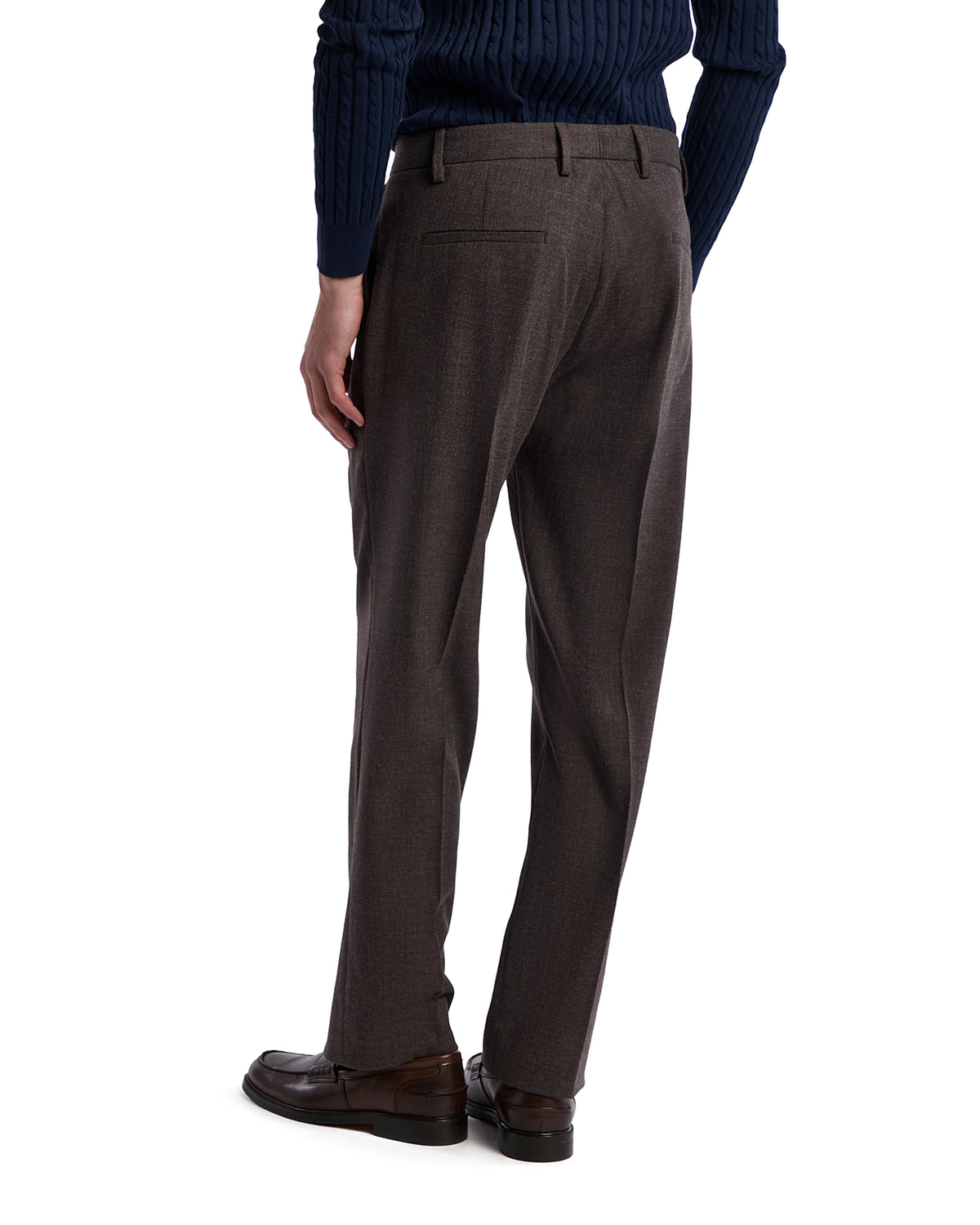 Pantalone Aka in flanella moro
