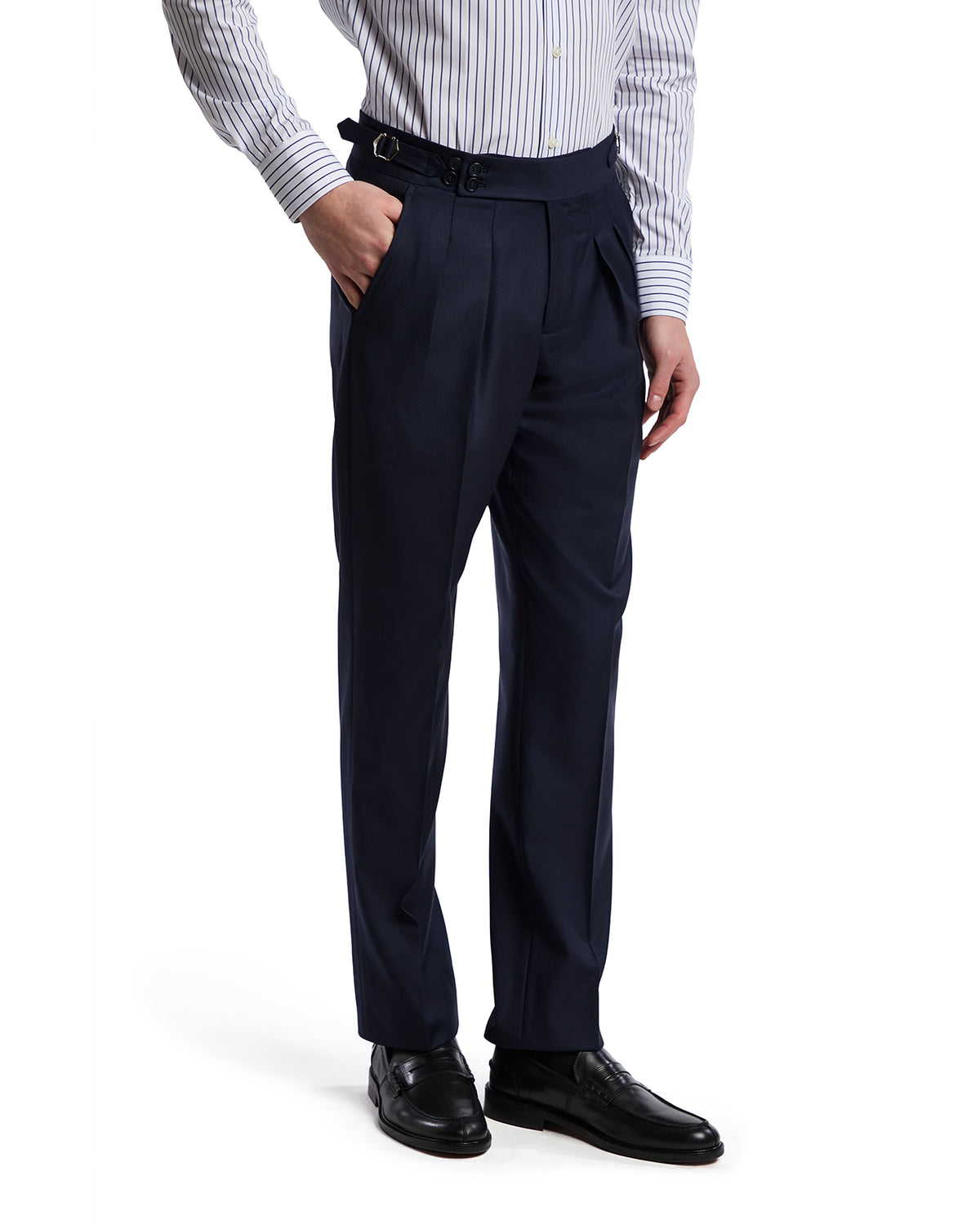Abito Milano con Alto in lana Perennial Canonico blu