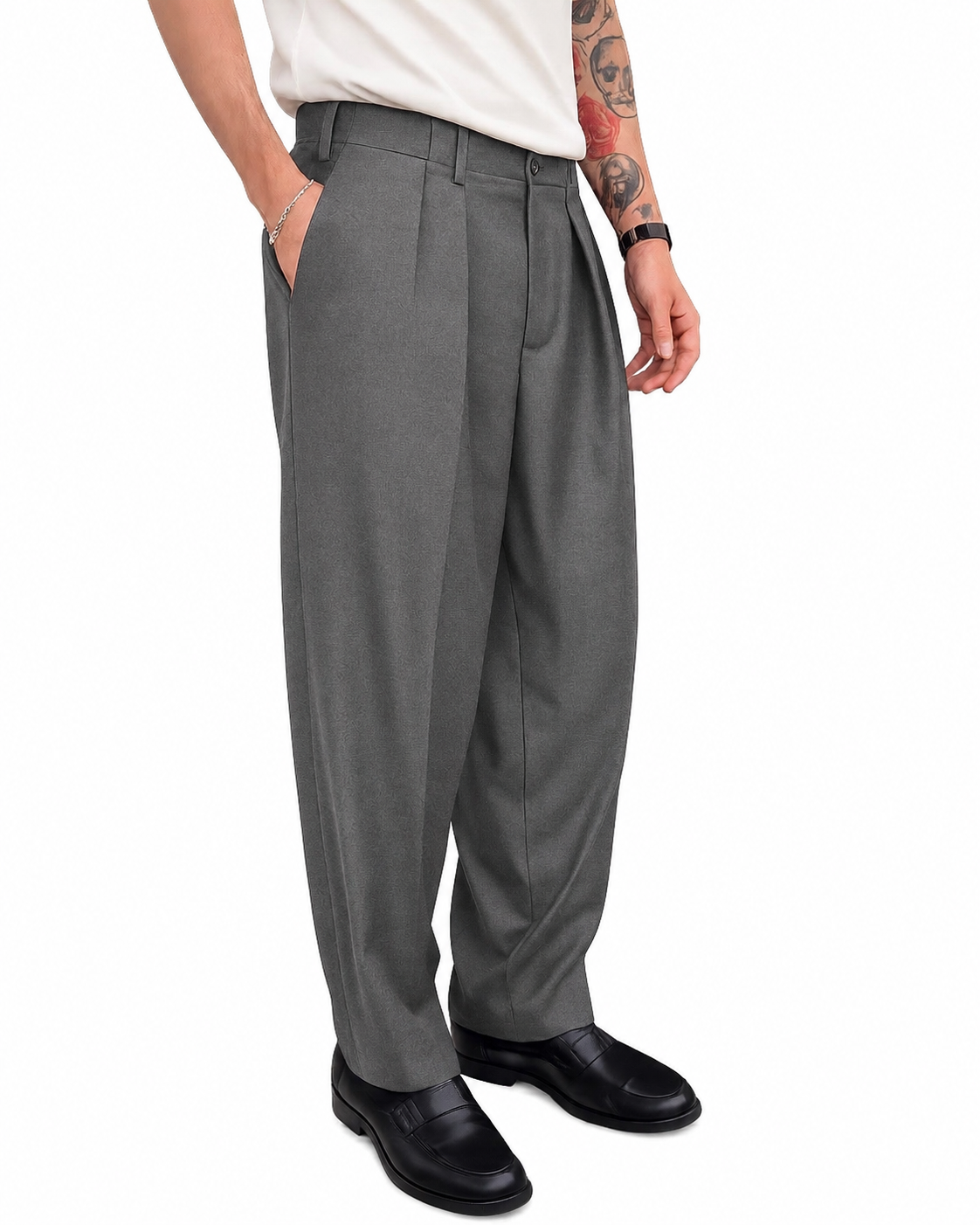 Pantalone Over grigio antracite Vitale Barberis Canonico