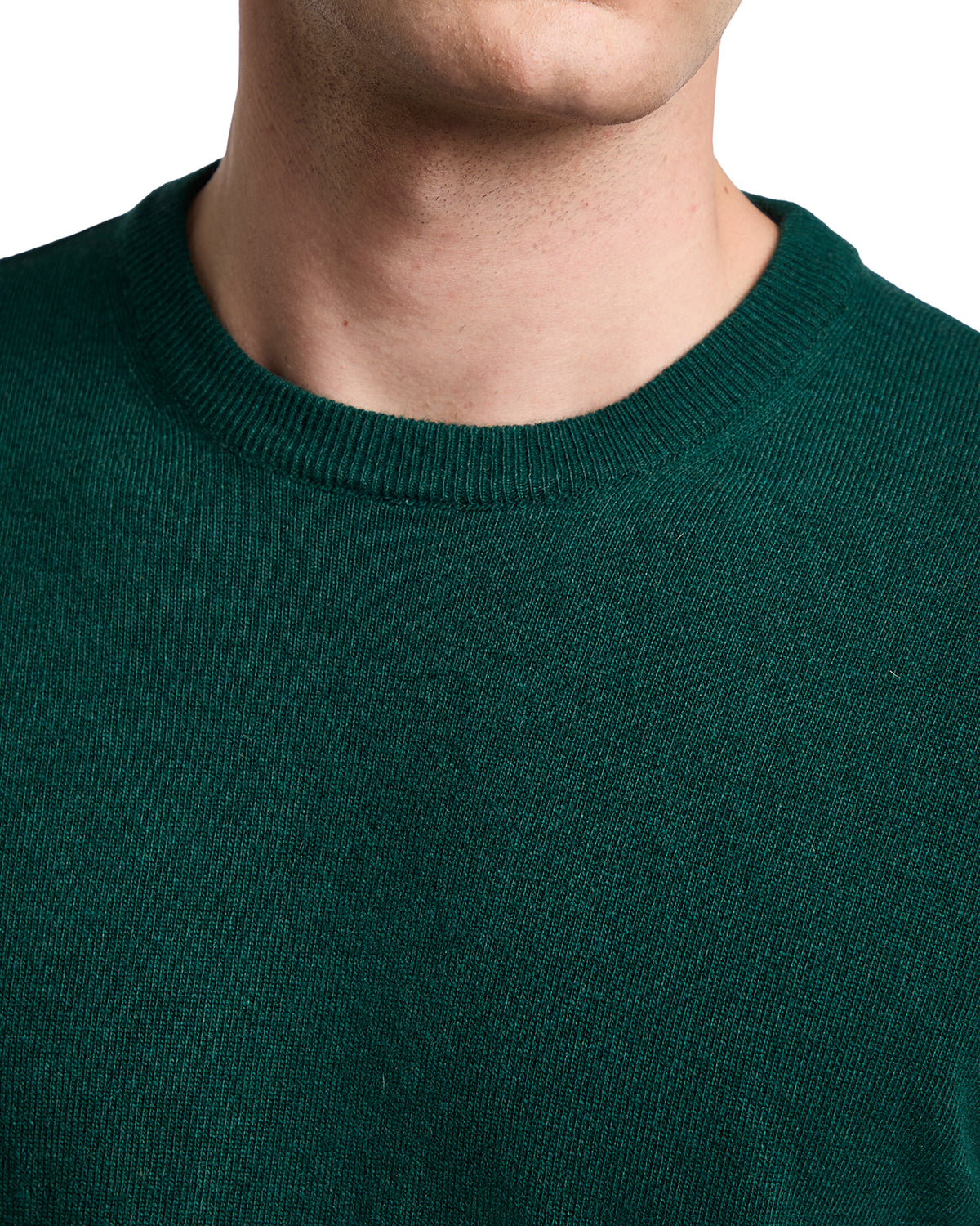 Girocollo Dustin in misto cachemire verde