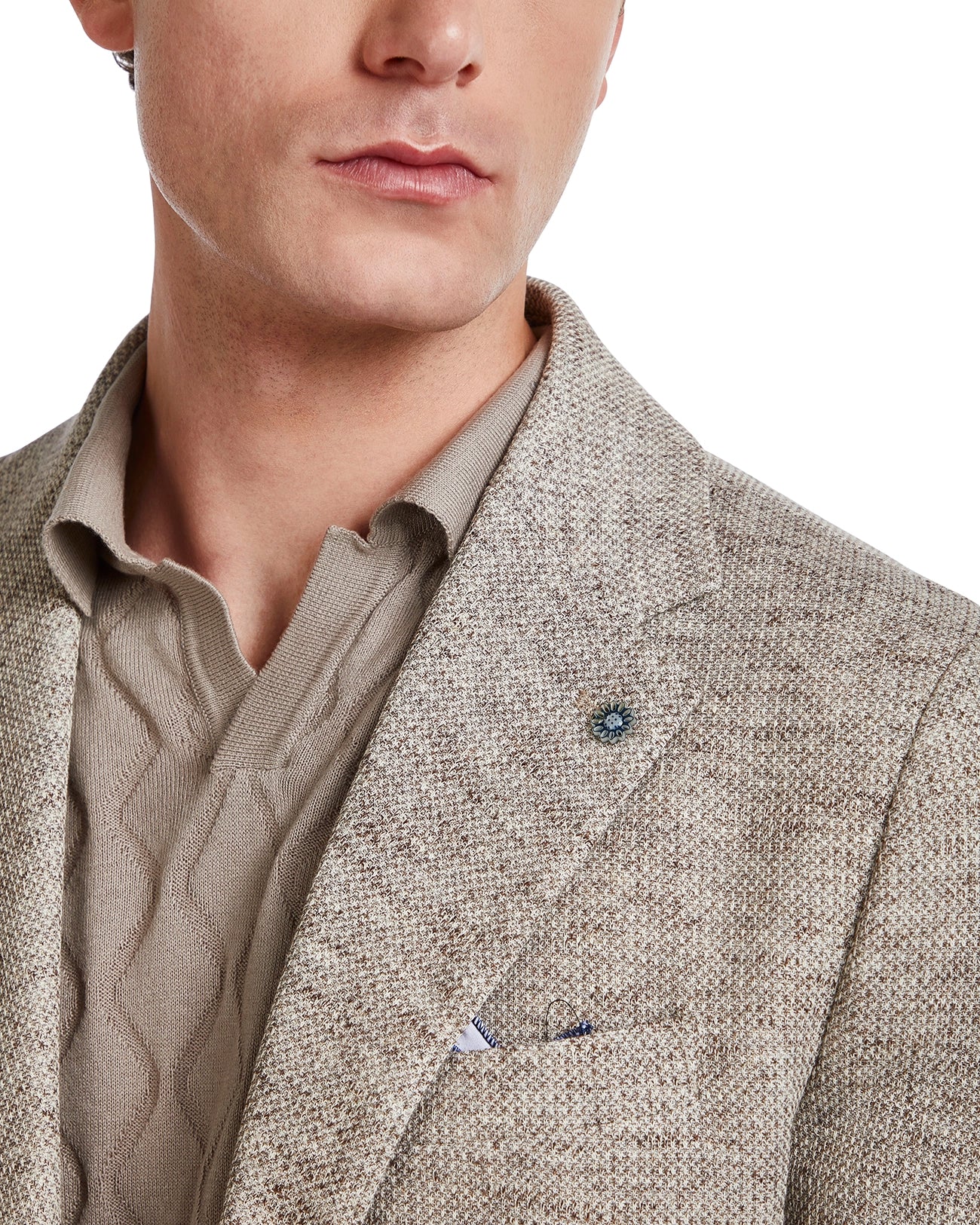 Giacca Erice mèlange beige