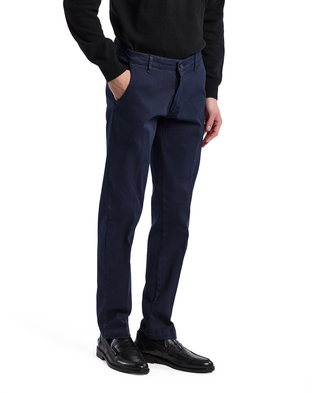 Pantalone Jack in cotone armaturato blu