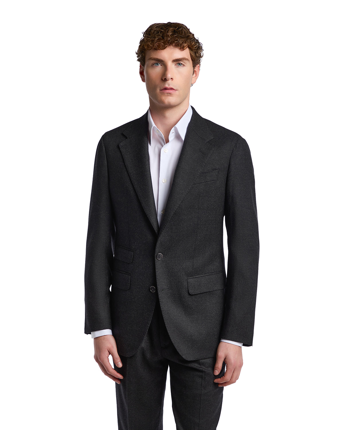 Veste Milano en flanelle Rugby Drago anthracite