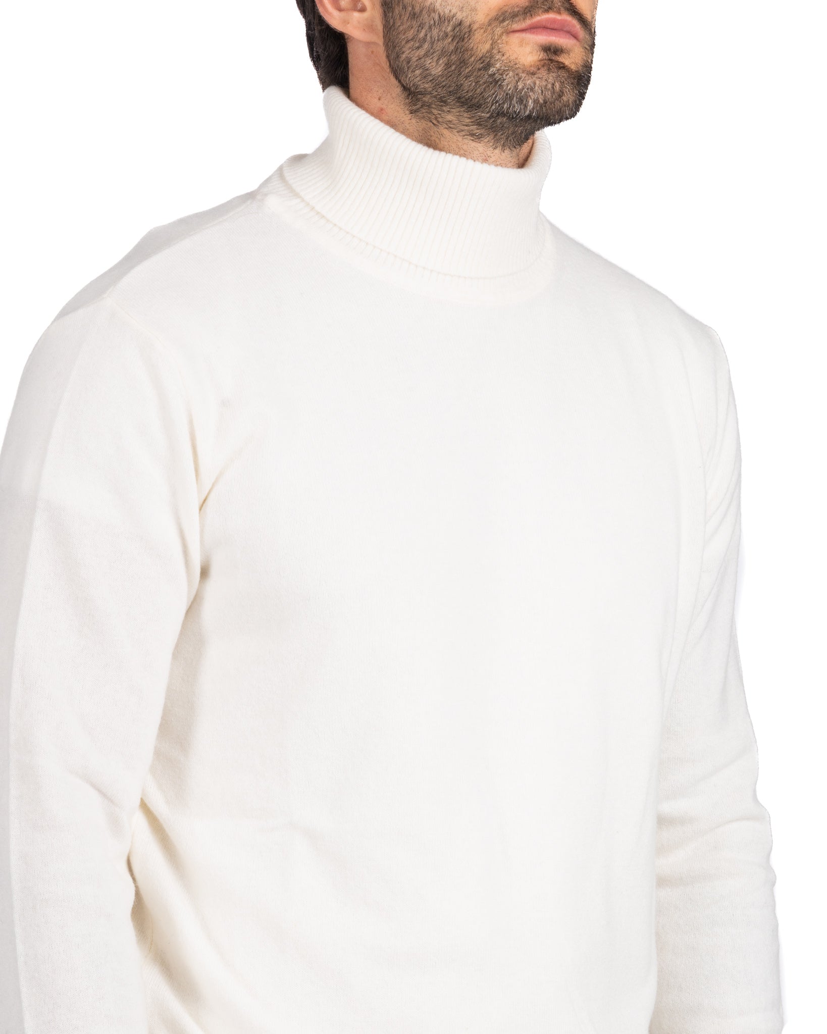 Lee - cream cashmere blend turtleneck