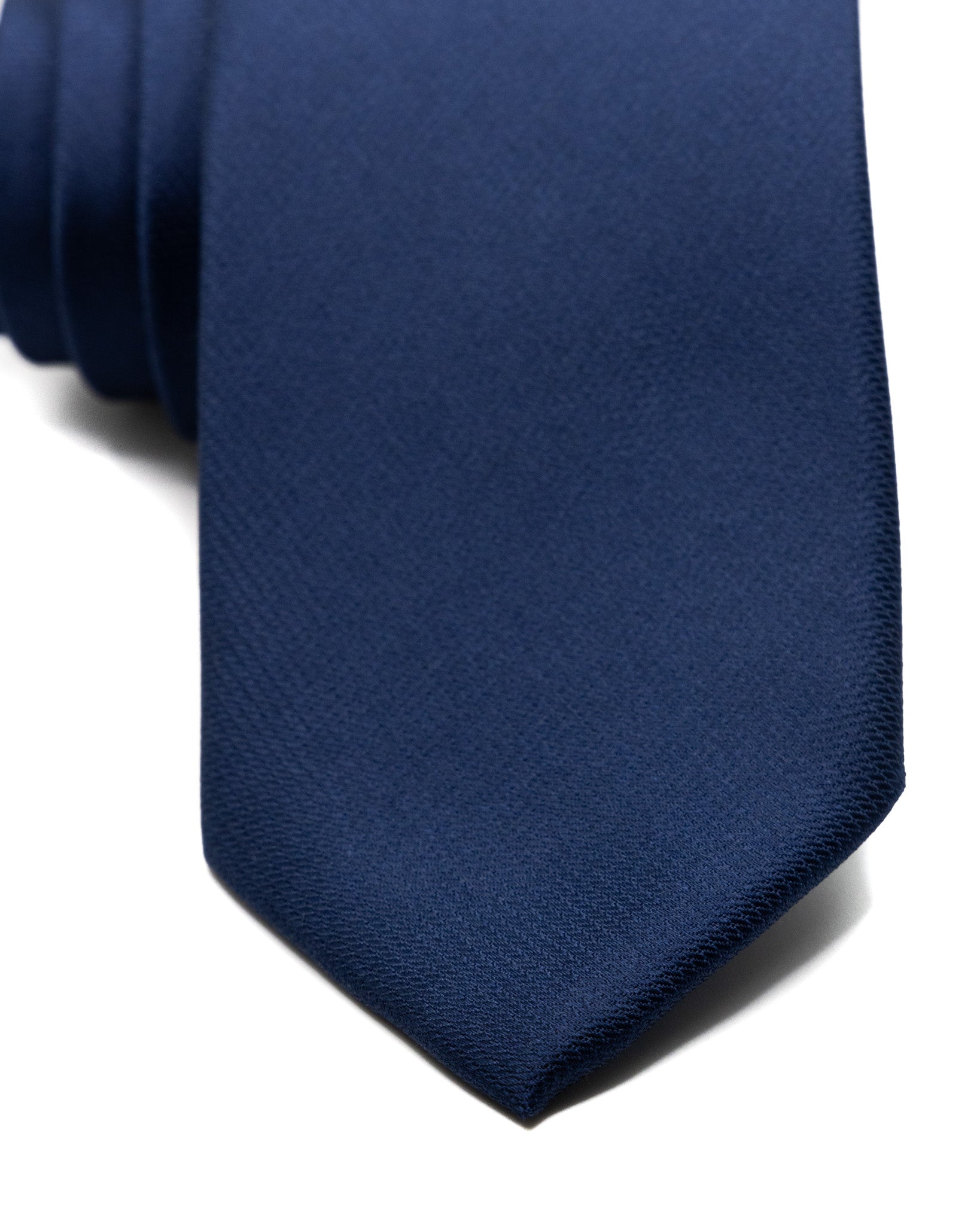 Tie - in blue woven silk