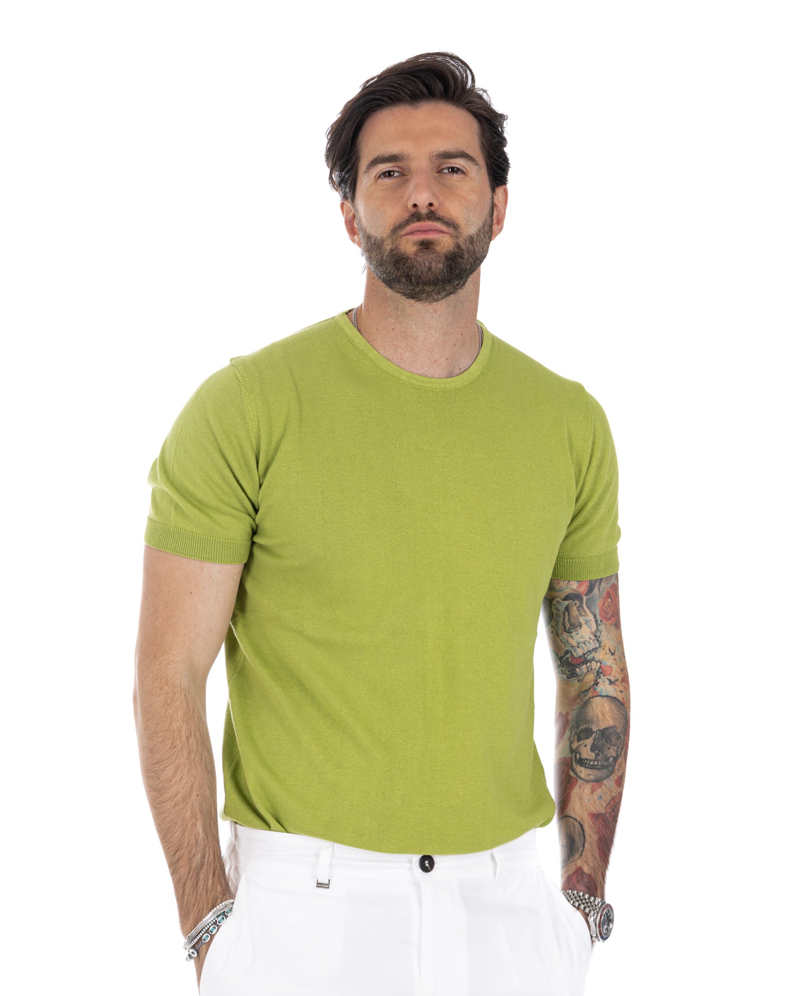 Jannik - bamboo knit t-shirt