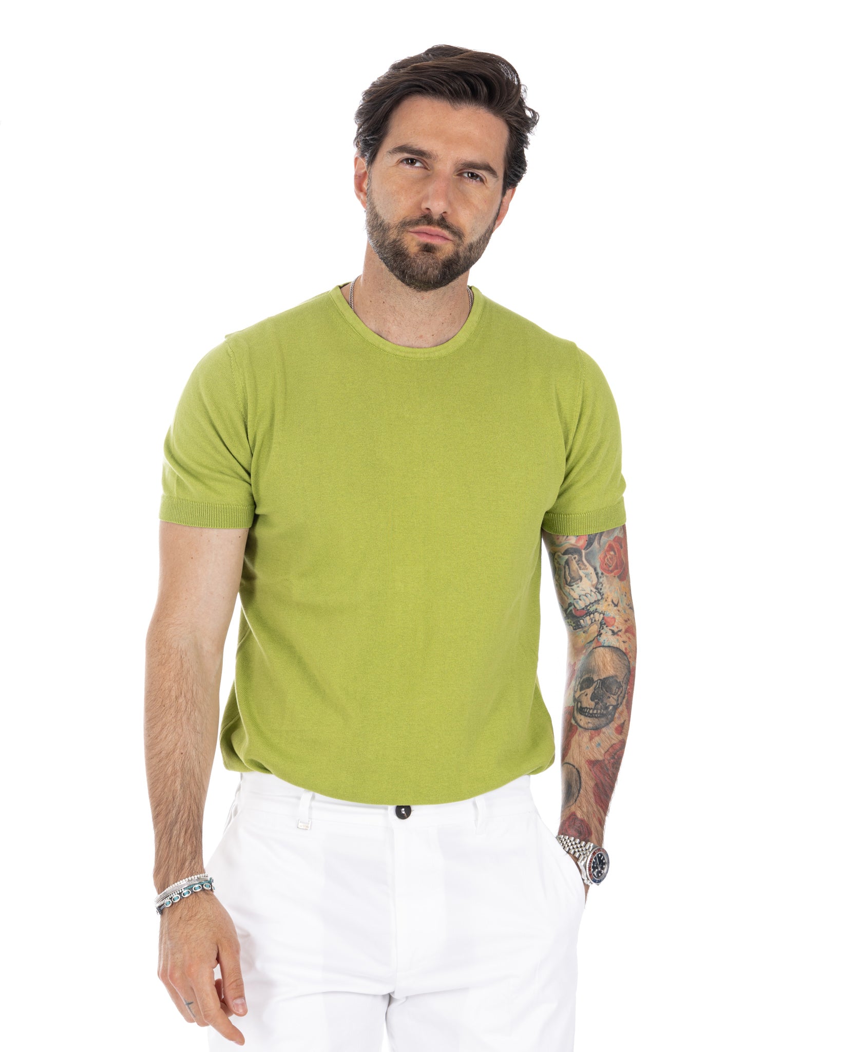 Jannik - bamboo knit t-shirt