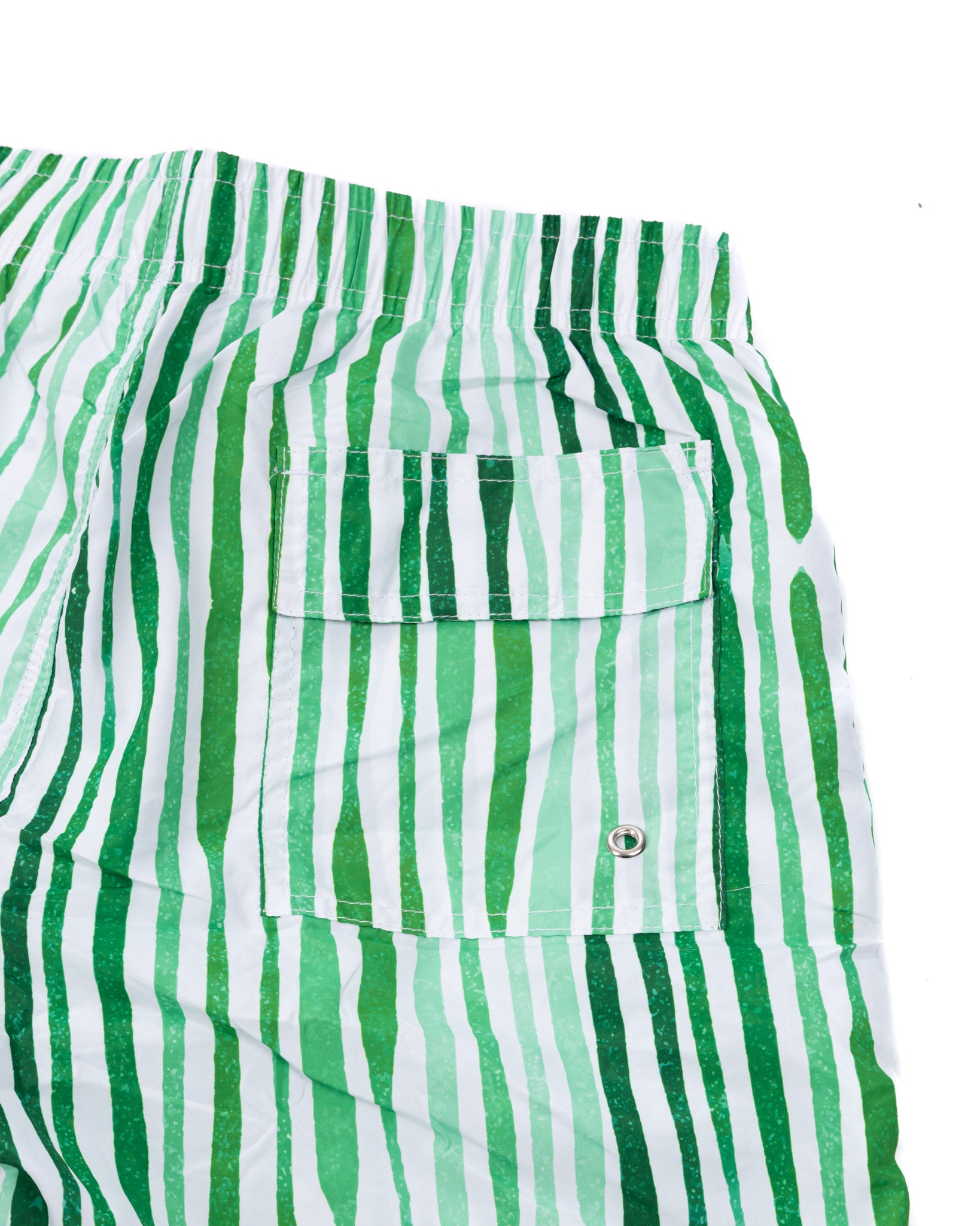 Stripe - maillot de bain vert à motifs