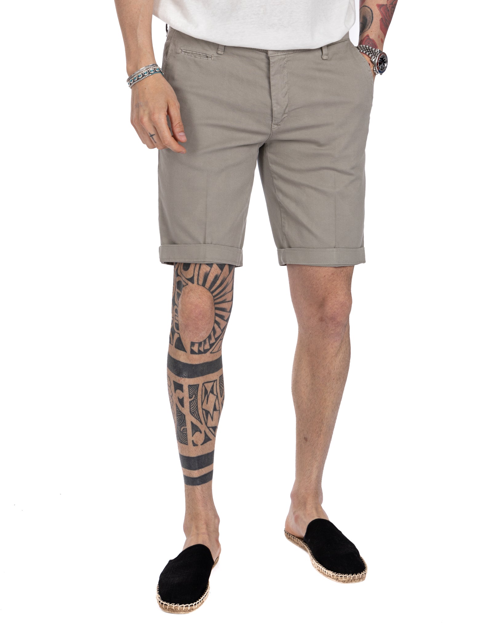 Mayreau - bermudas de algodón trenzado