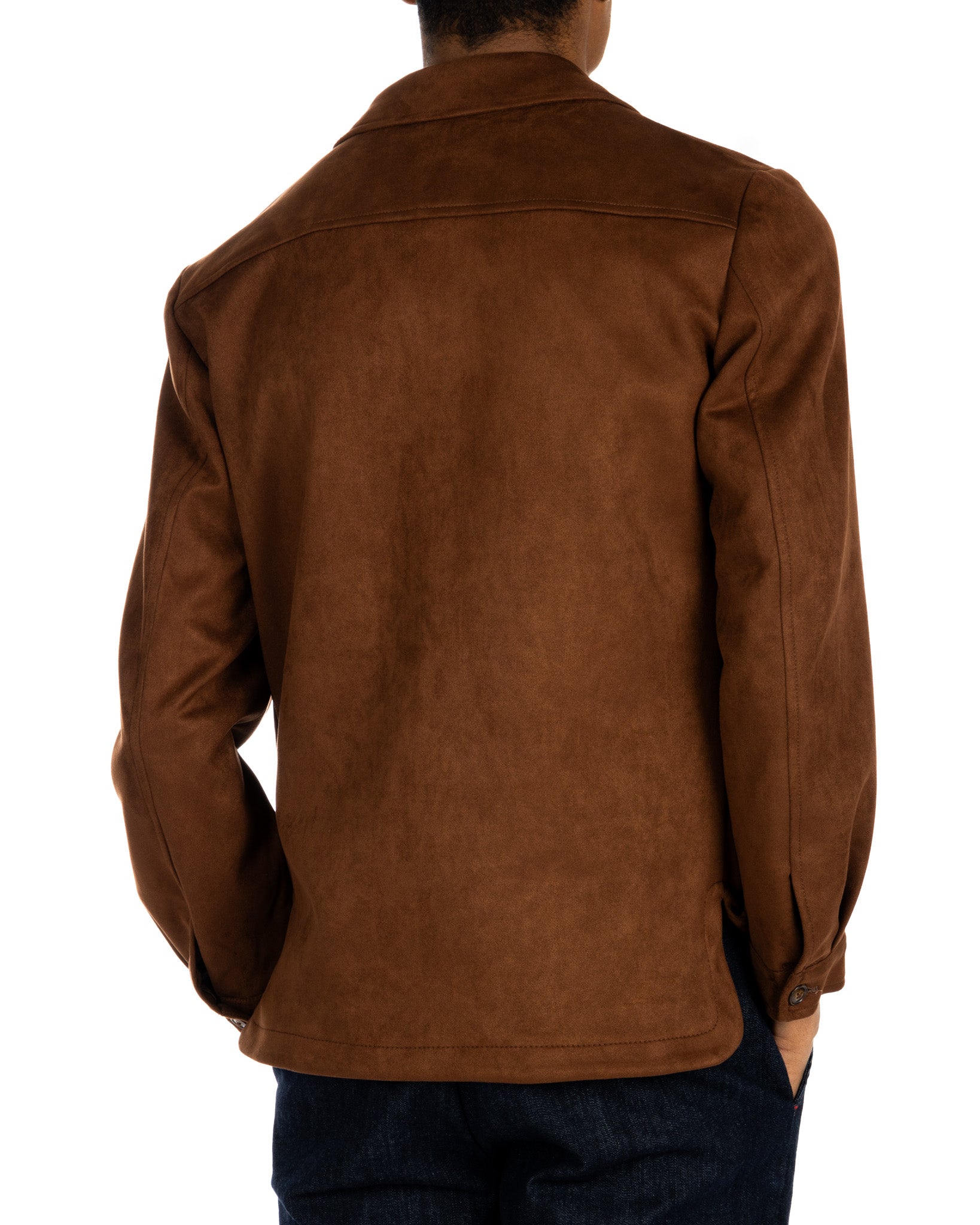 Meridion - dark brown suede jacket