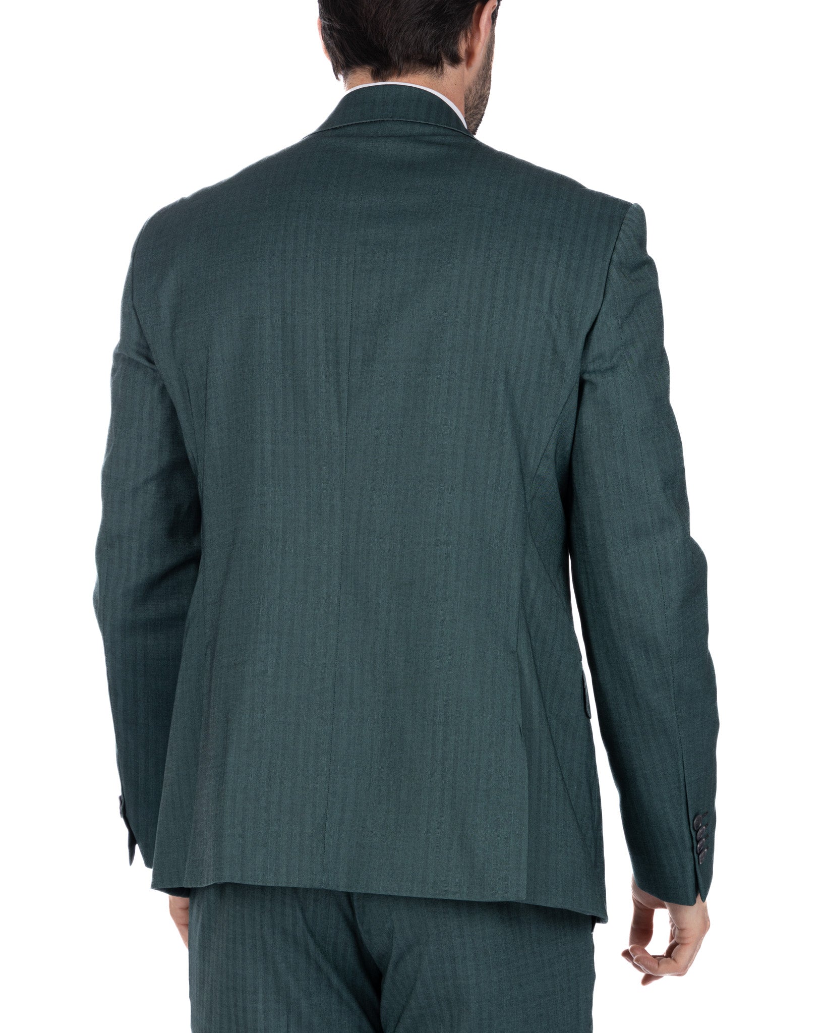 Paris - costume vert solaro à simple boutonnage