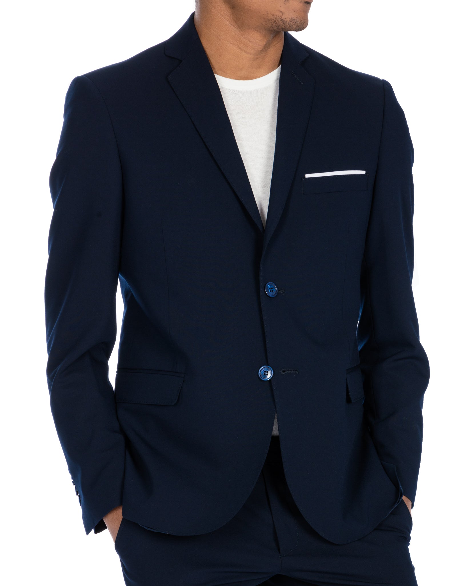 Berlin - dark blue basic dress