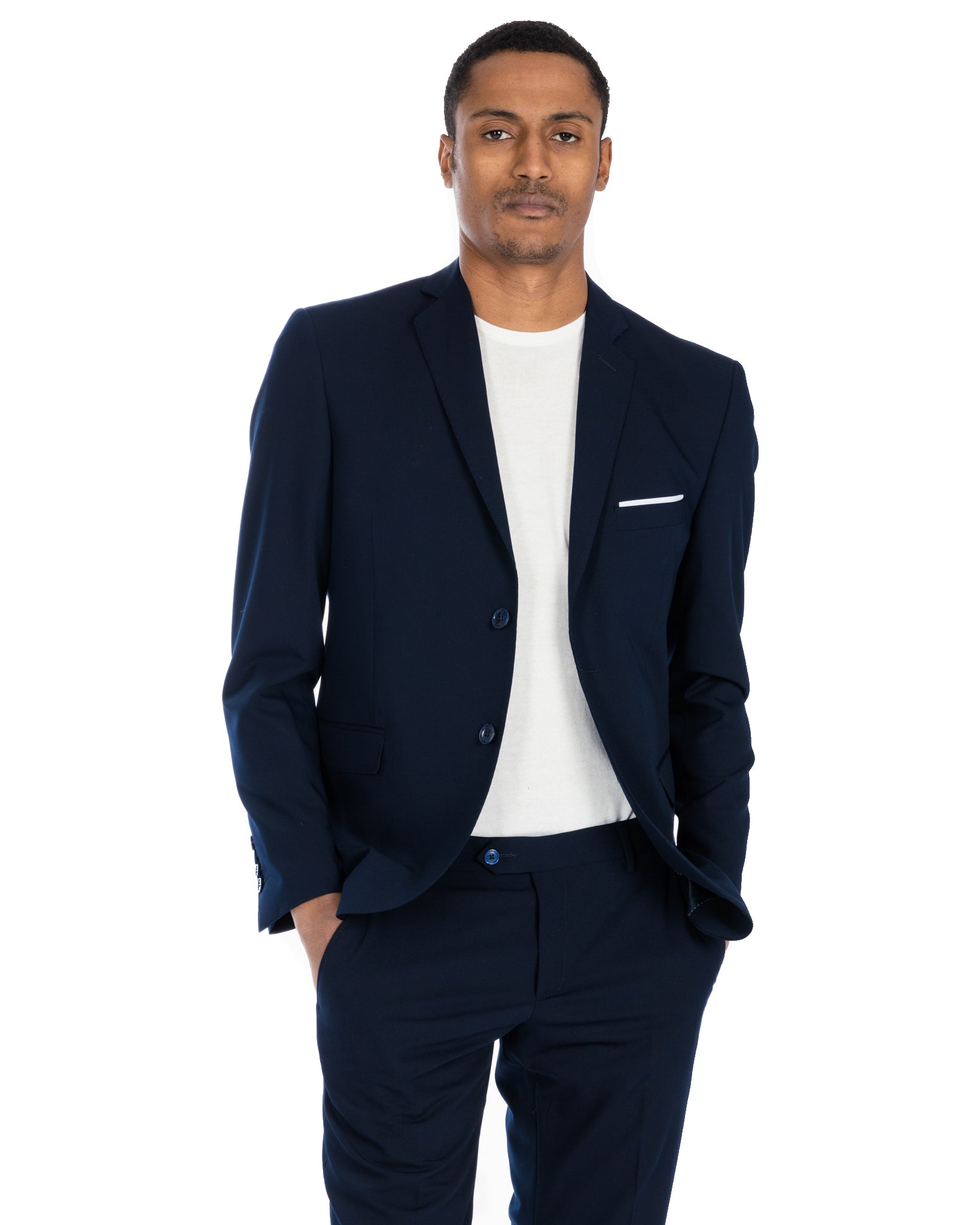 Berlin - dark blue basic dress