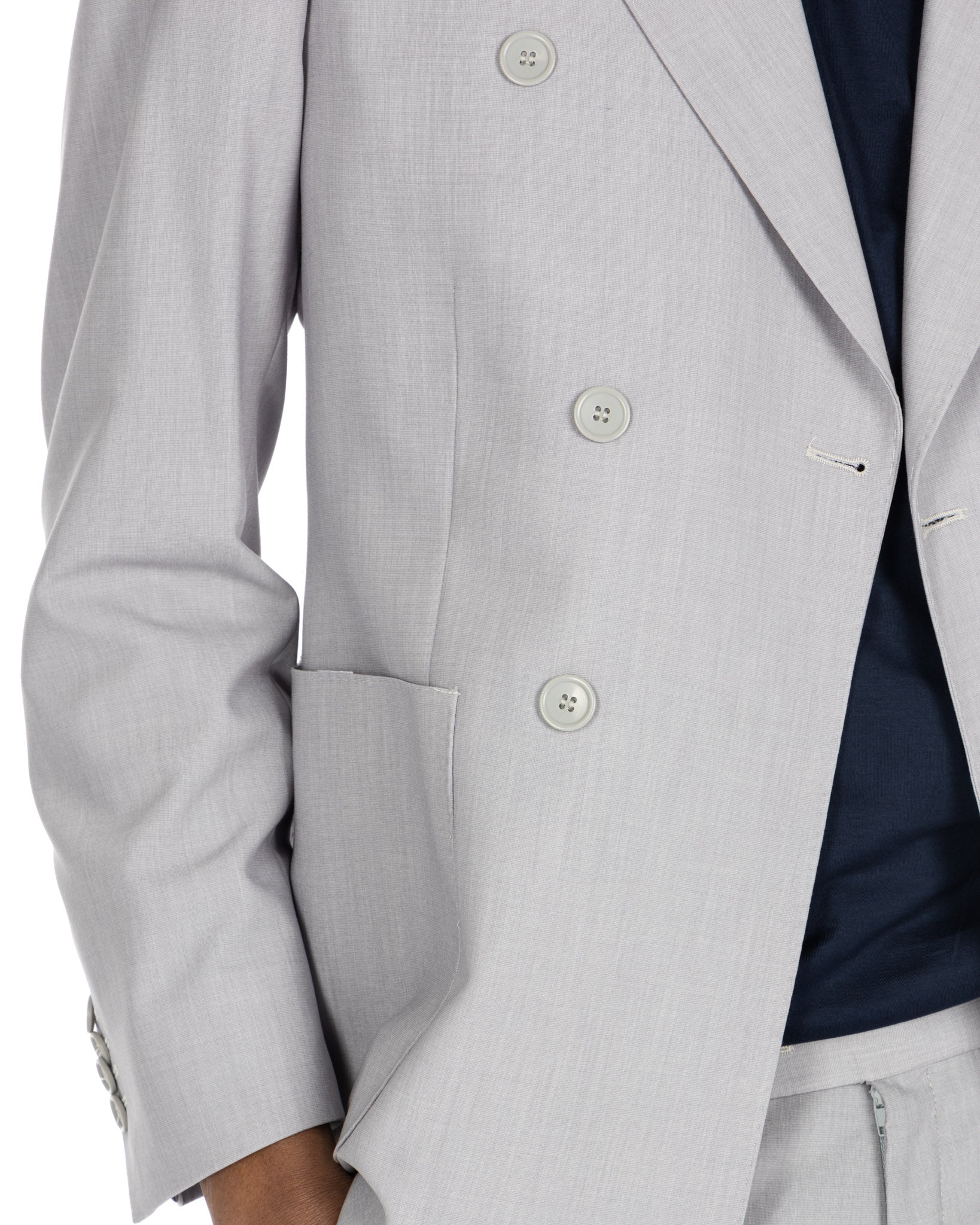 Monaco - costume croisé gris