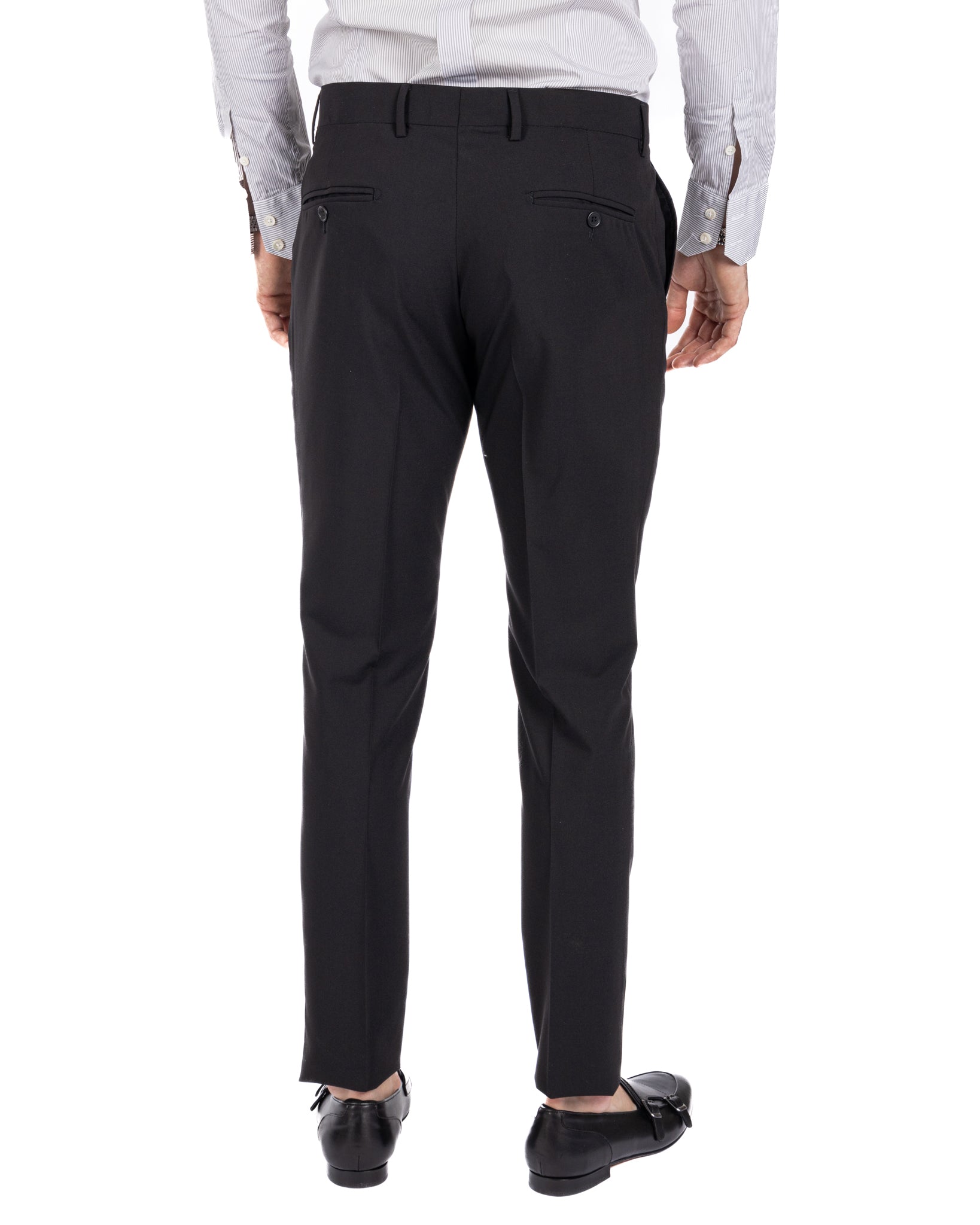 Monaco - costume croisé noir