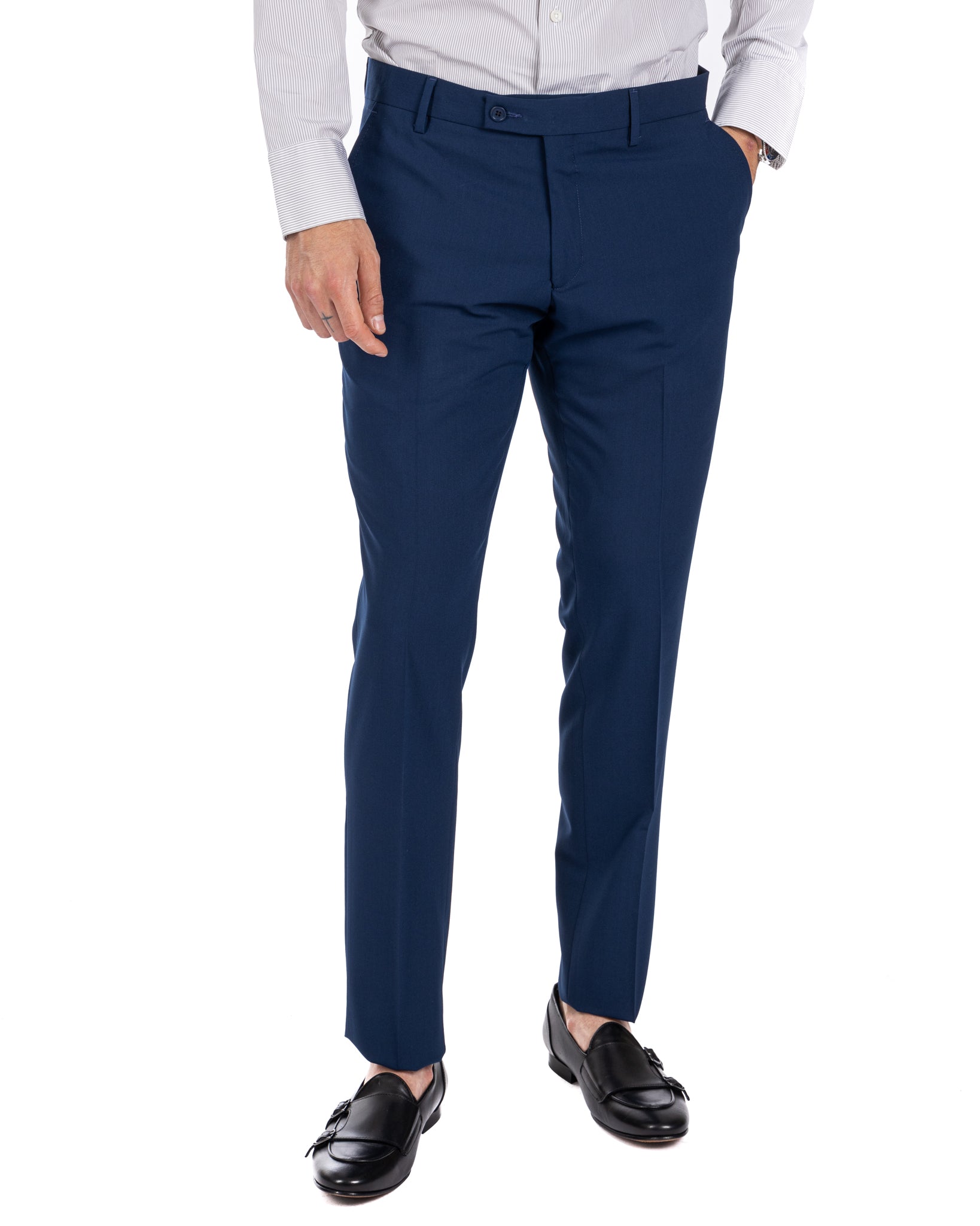 Monaco - blue double-breasted suit