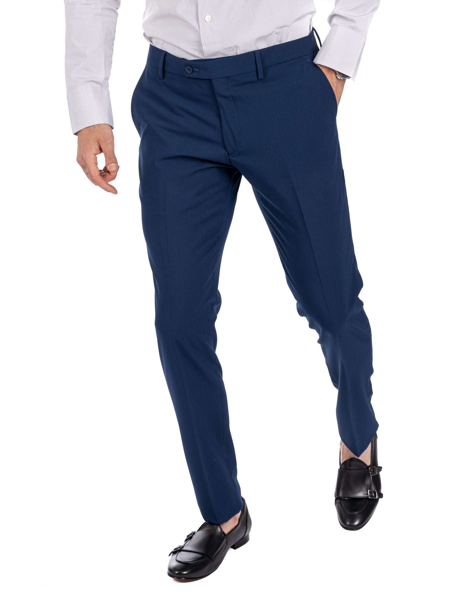 Monaco - blue double-breasted suit