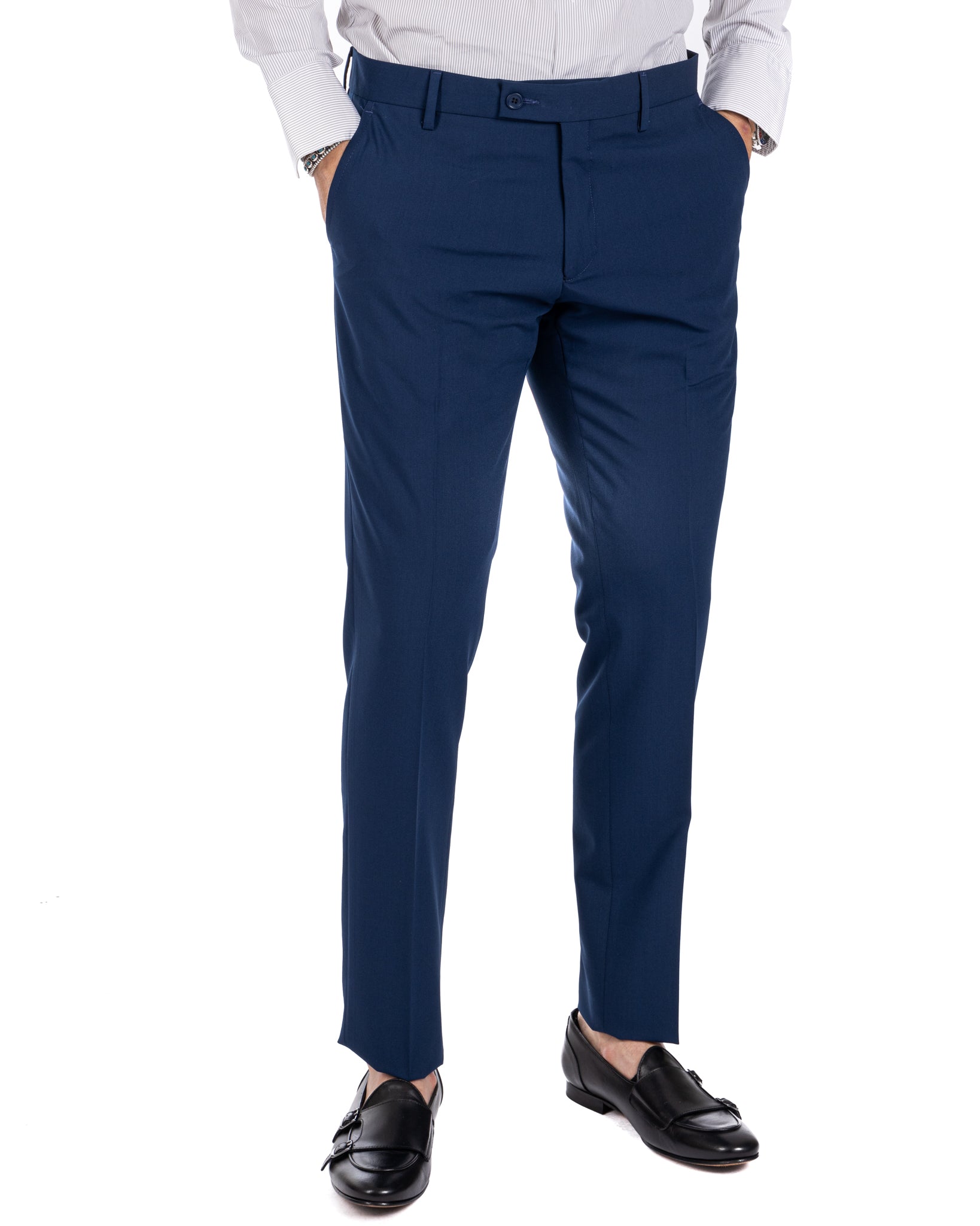 Monaco - blue double-breasted suit