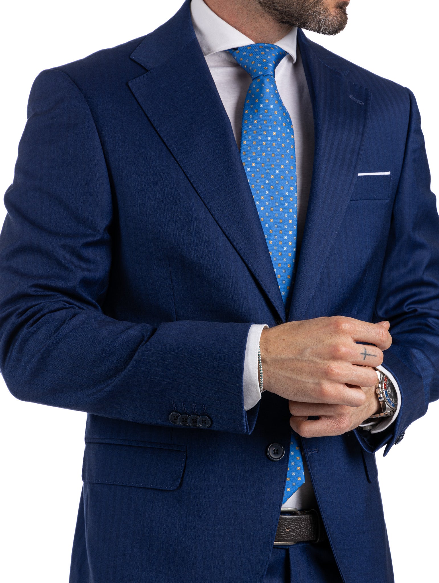 Paris - blue solaro single-breasted suit