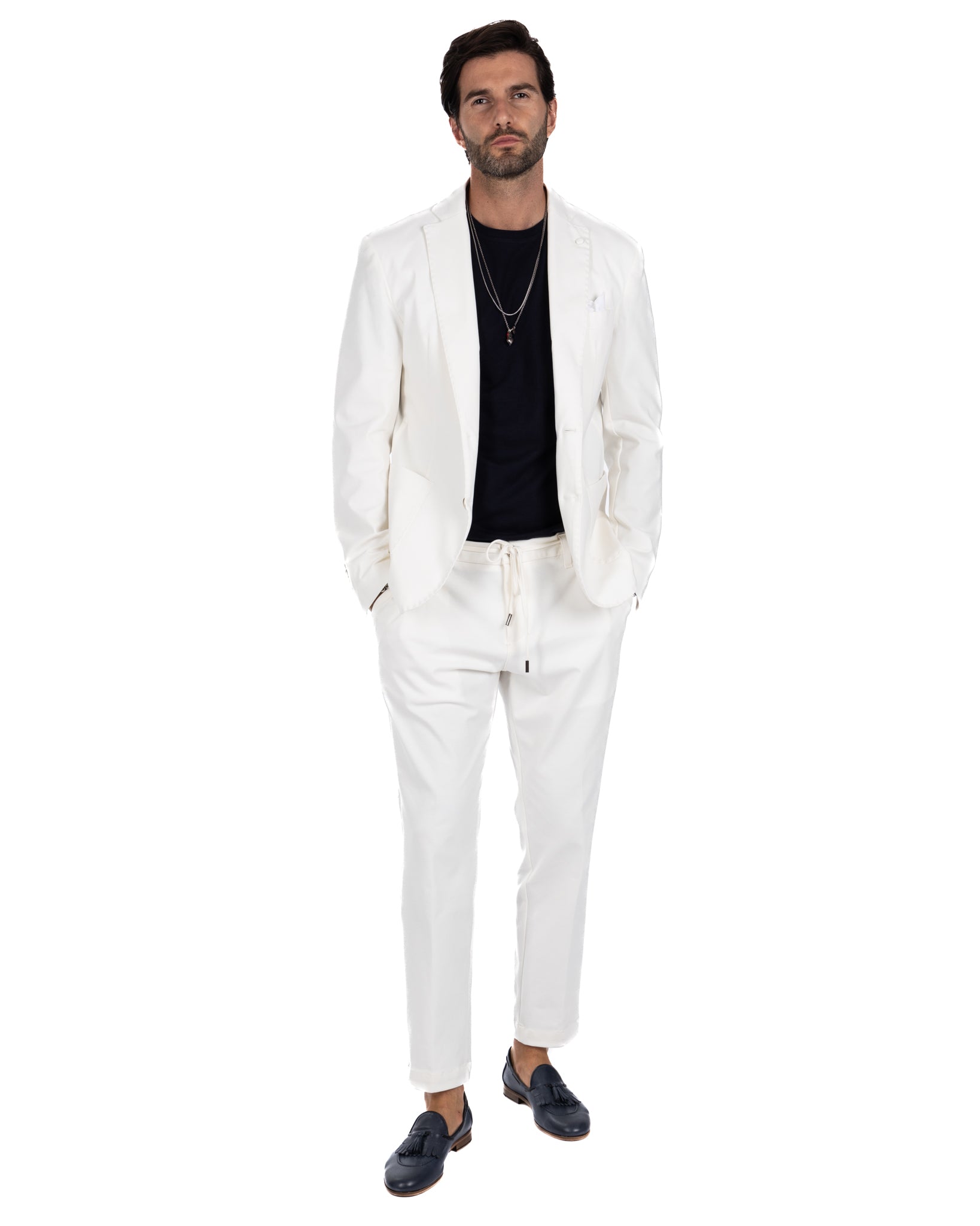 Shelby - pantalon en coton crème