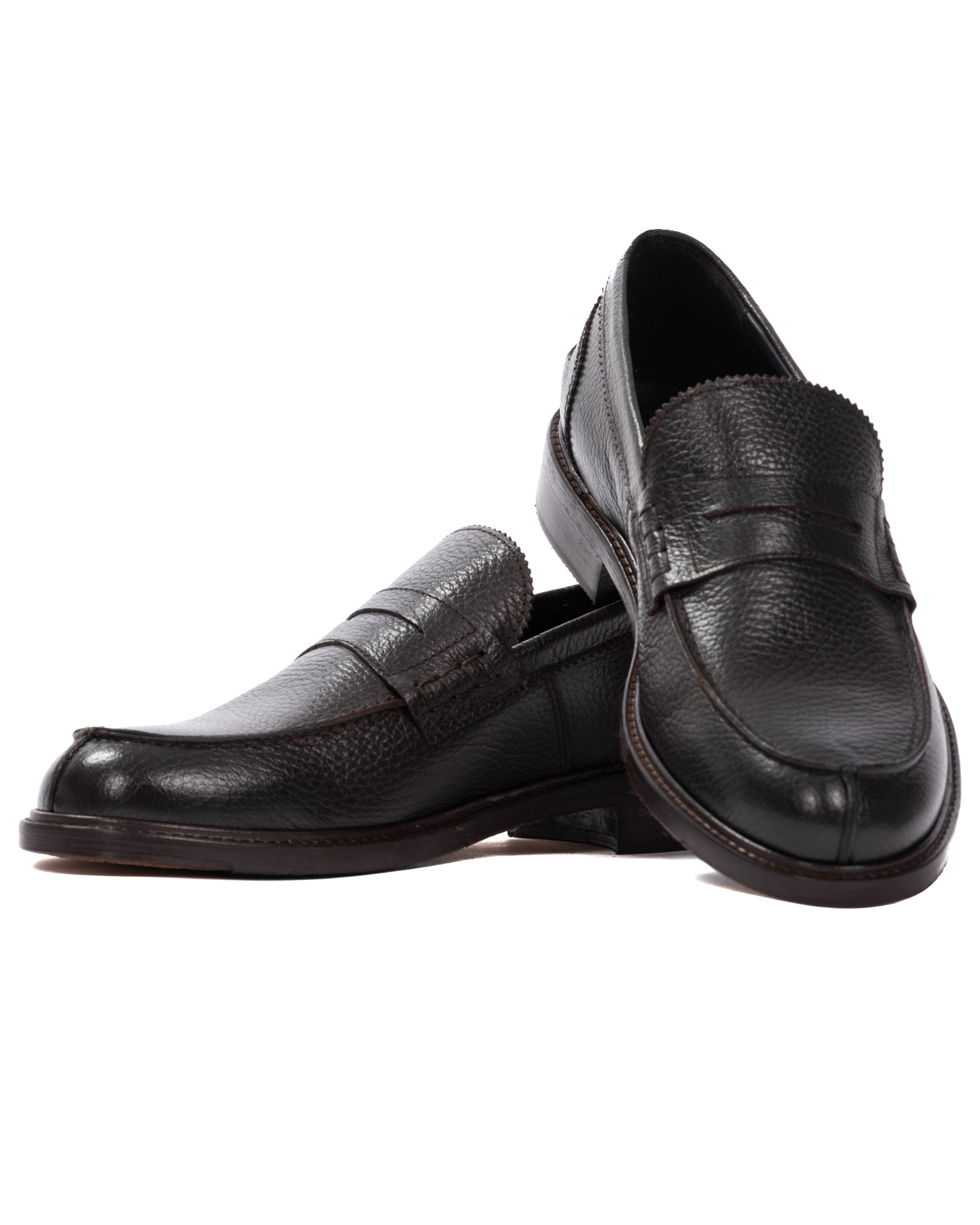 Banksy - dark brown college tumbled