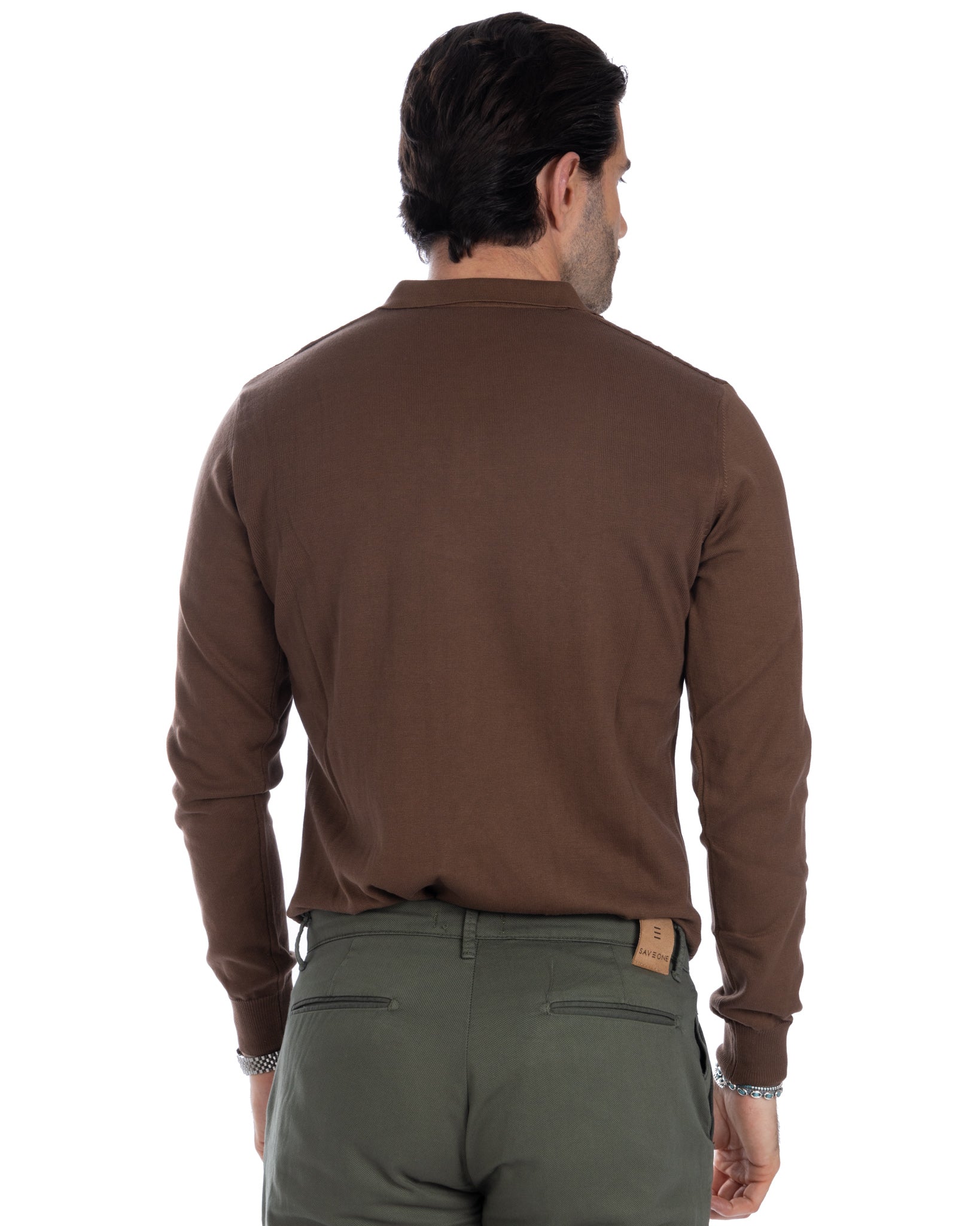 Matteo - pull tabac avec tresses
