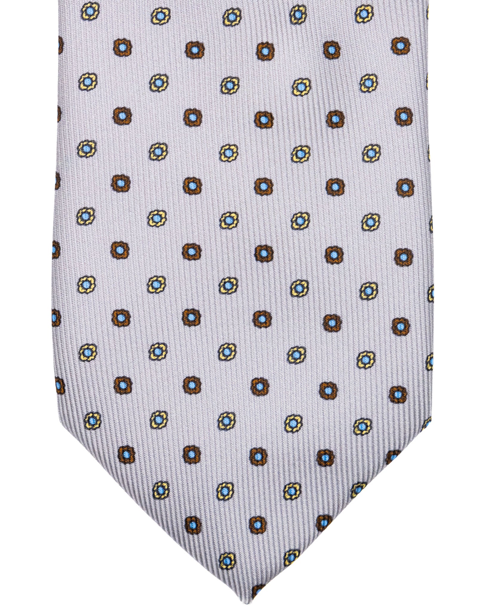 Cravate - en soie tissée bleue