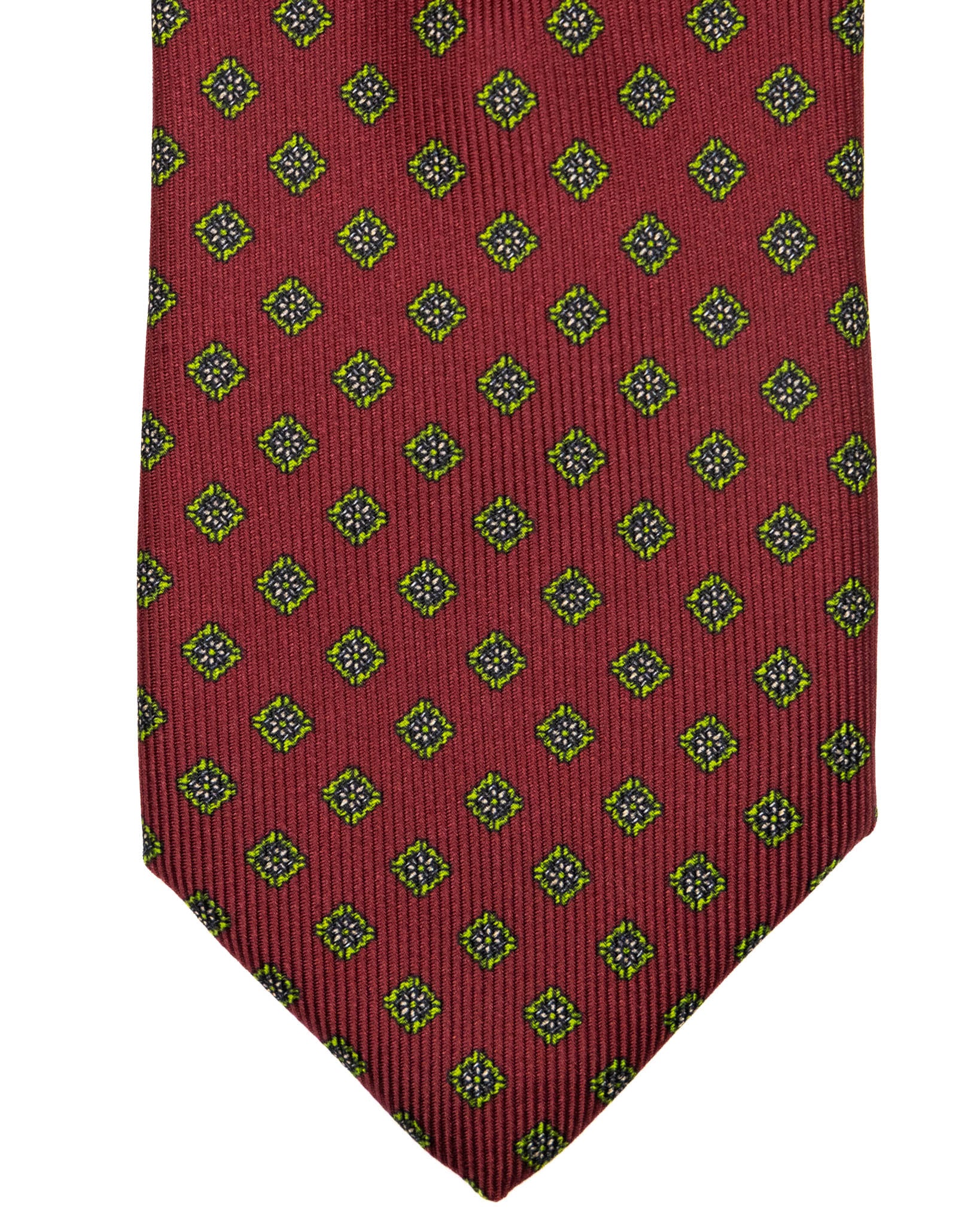 Cravate - en soie tissée bleue