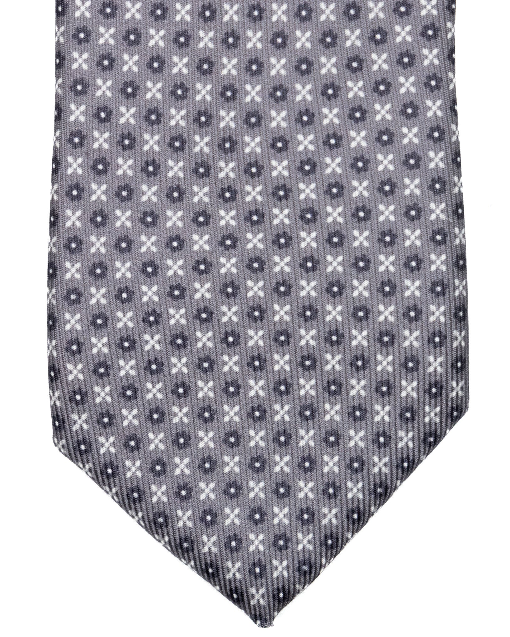 Cravate - en soie tissée bleue