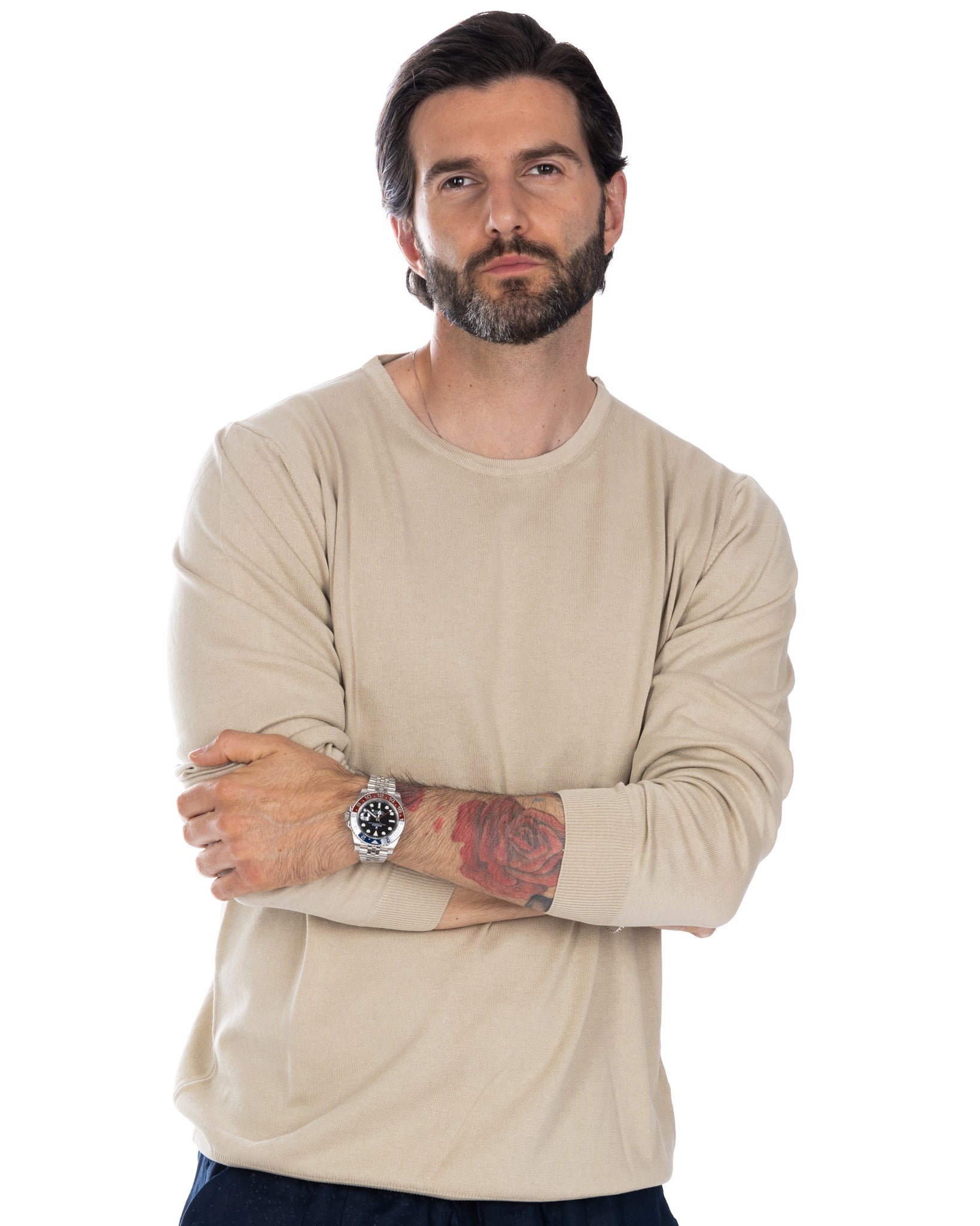 Maglioncino Daniil in cotone beige