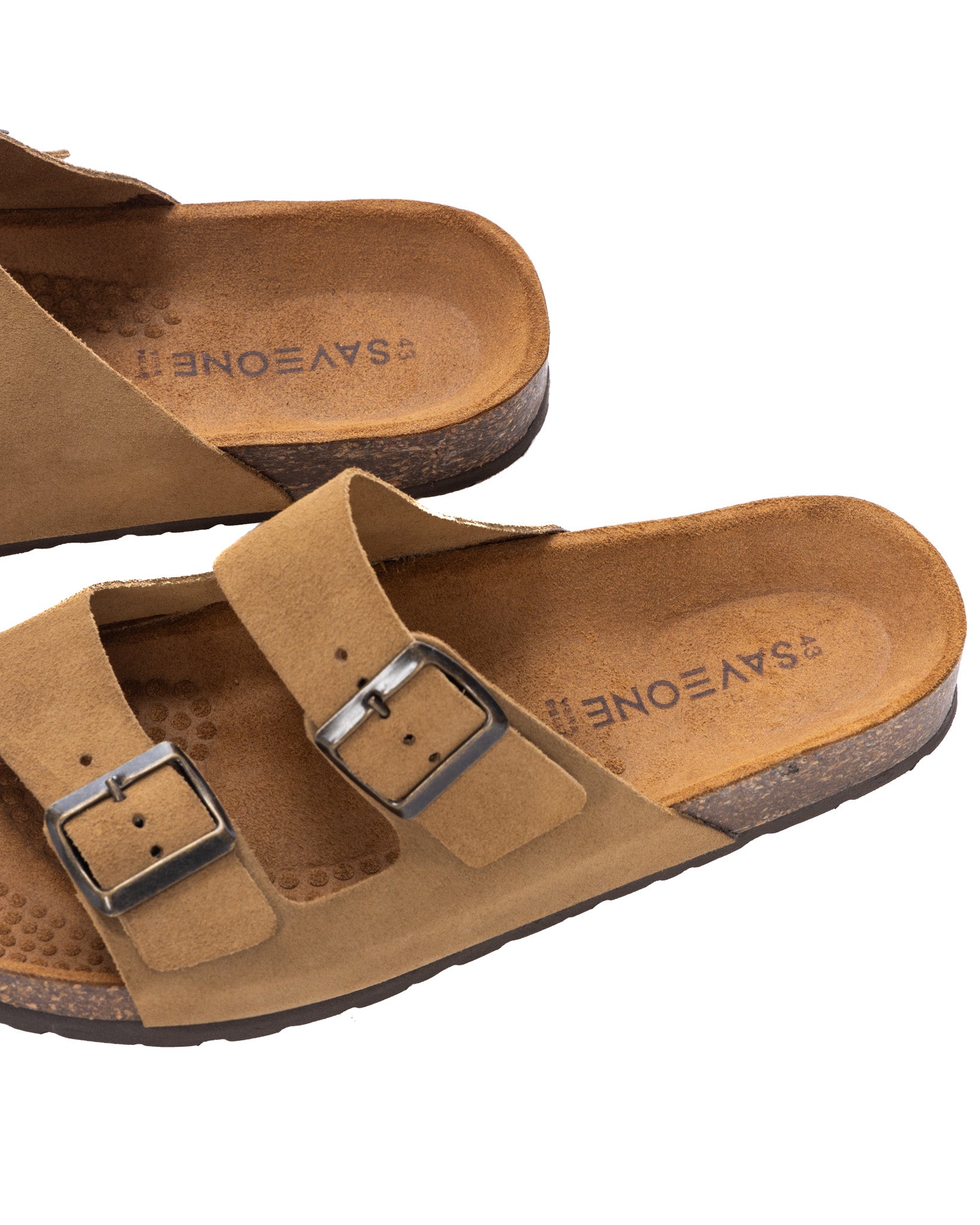 Lapo - chaussons en daim beige