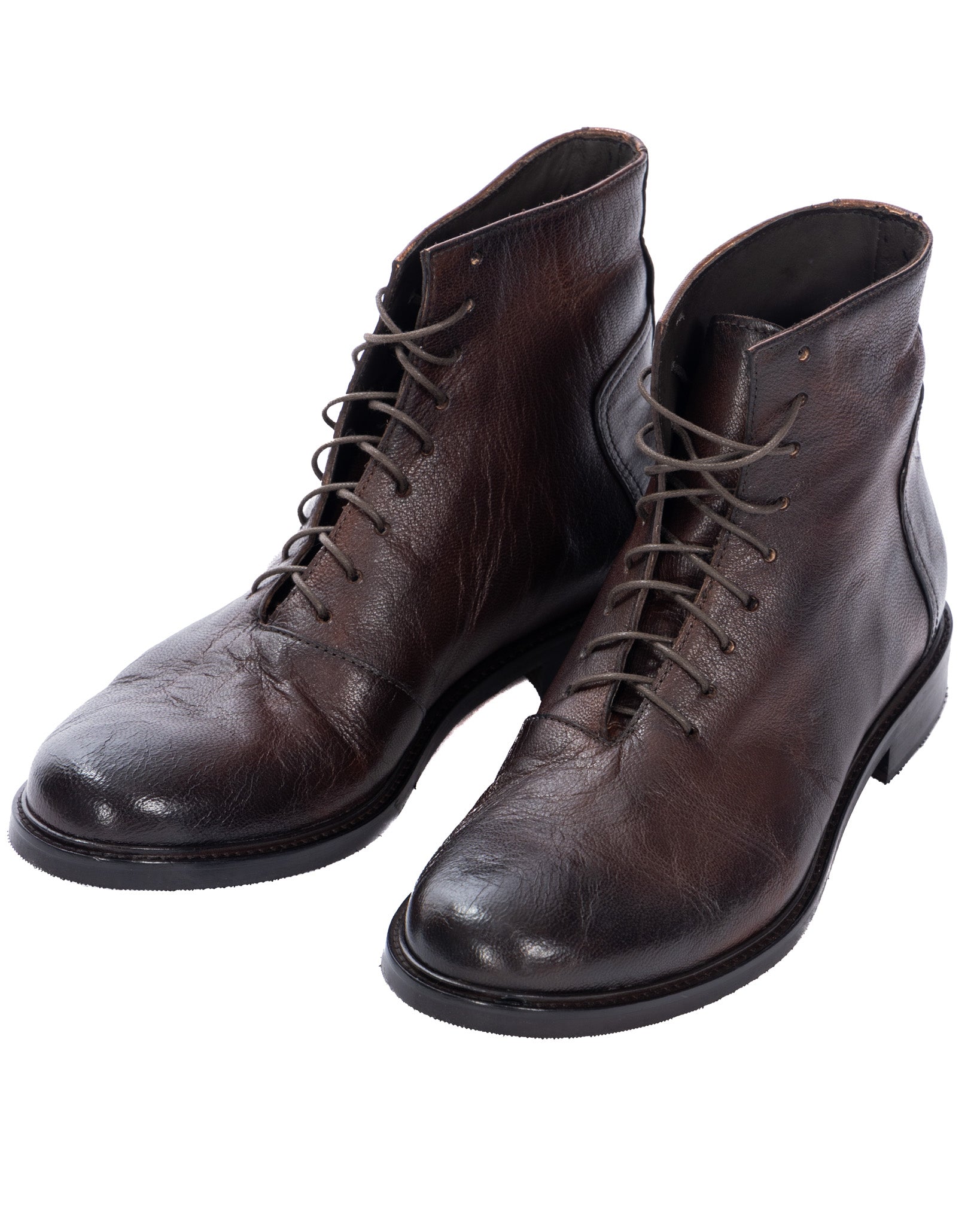 Houston - dark brown leather boot