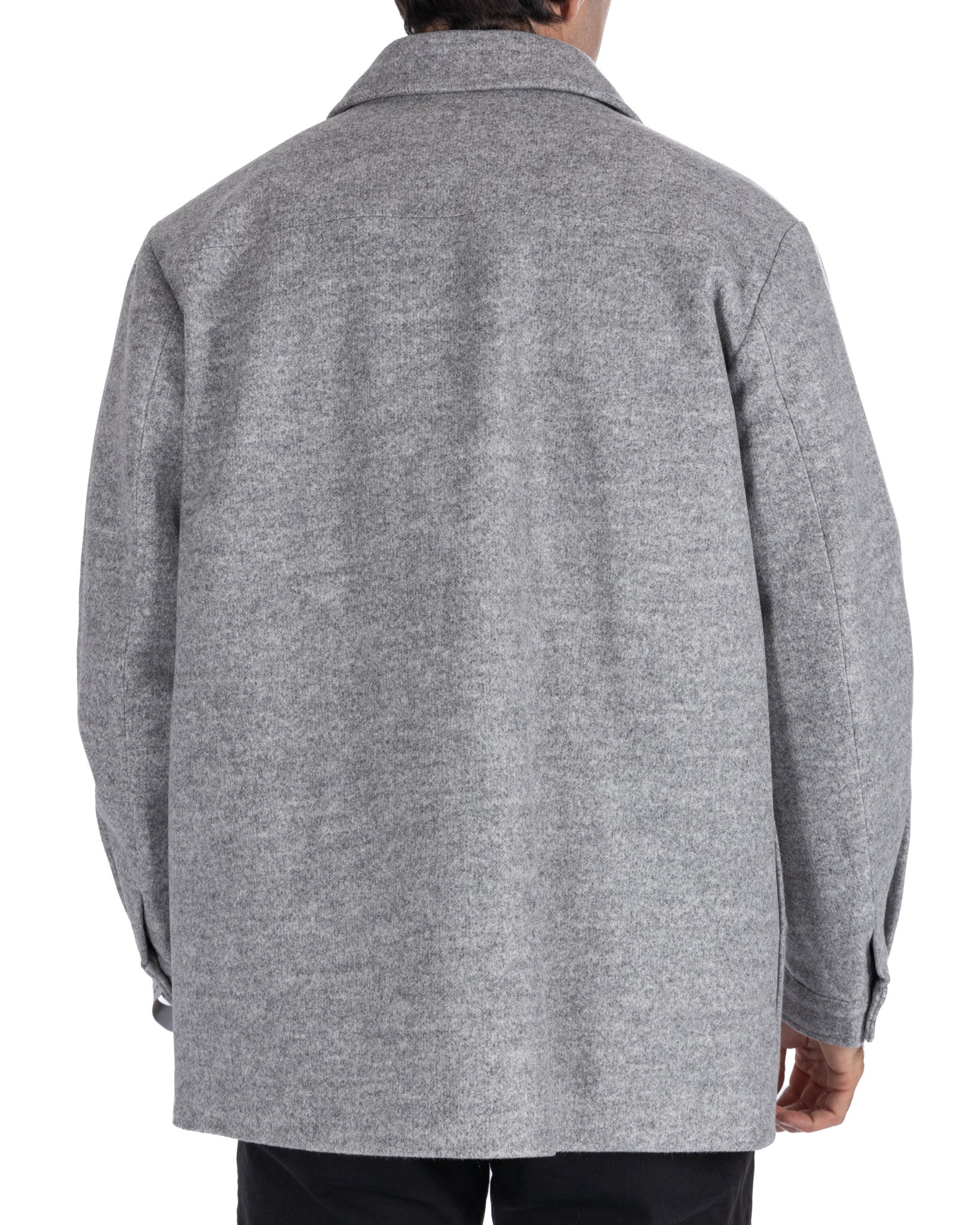 Gervais - grey quilted jacket