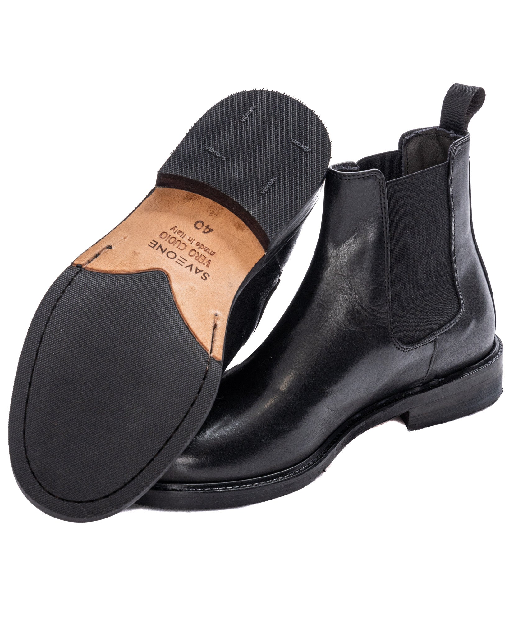 Jae - black leather boot