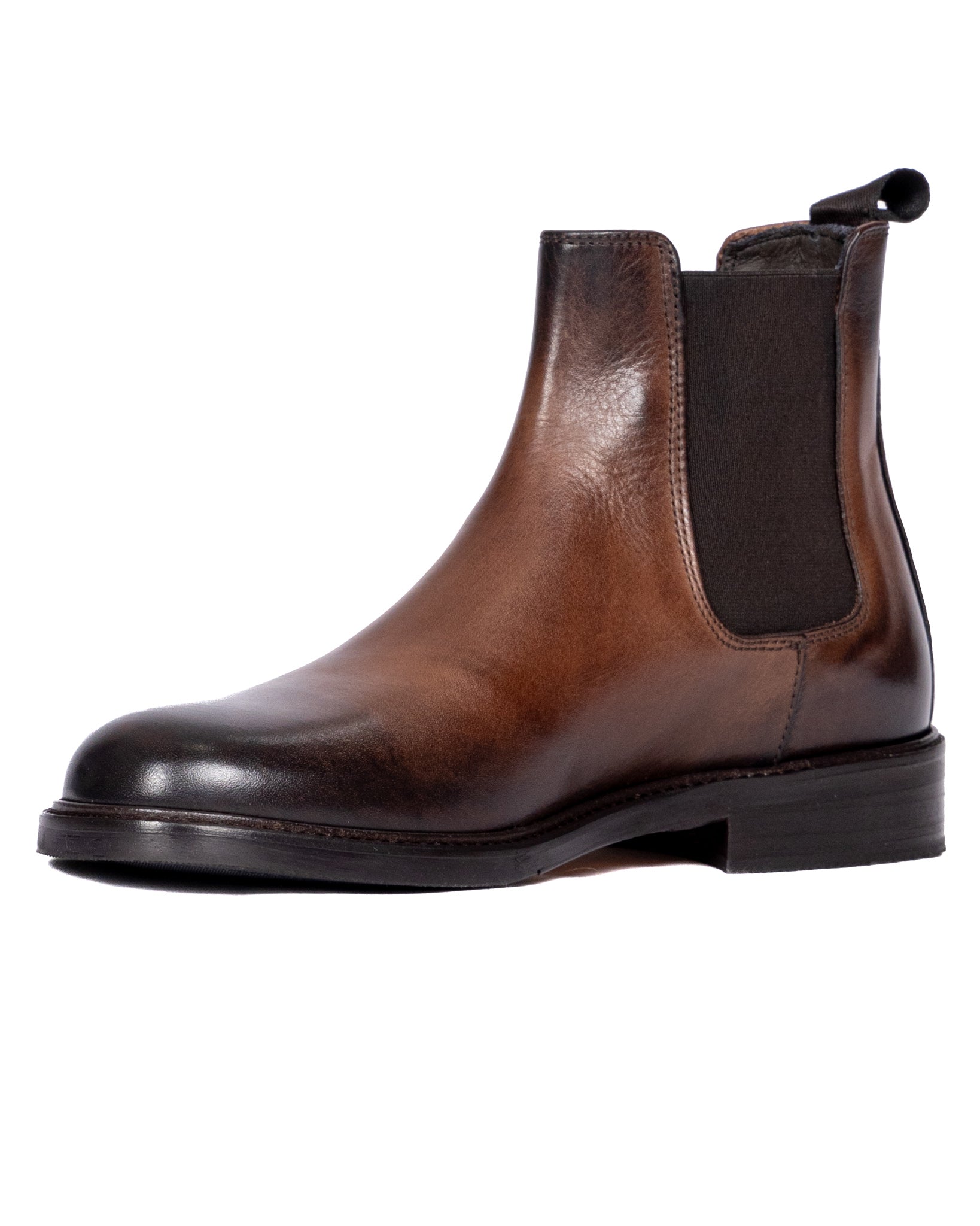 Jae - stivale in pelle spazzolata marrone