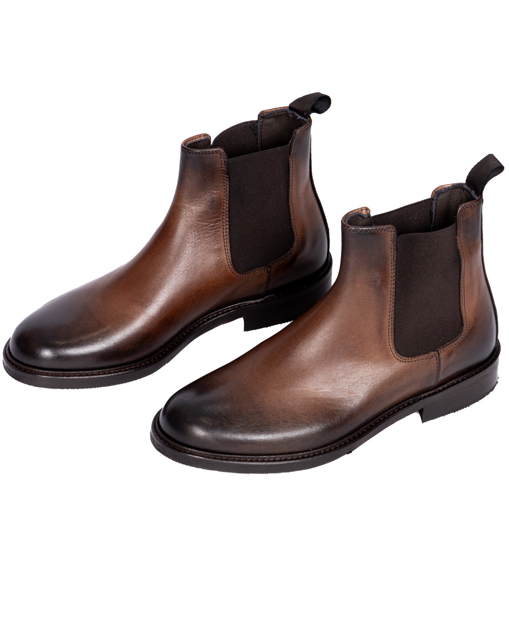 Jae - brown brushed leather boot