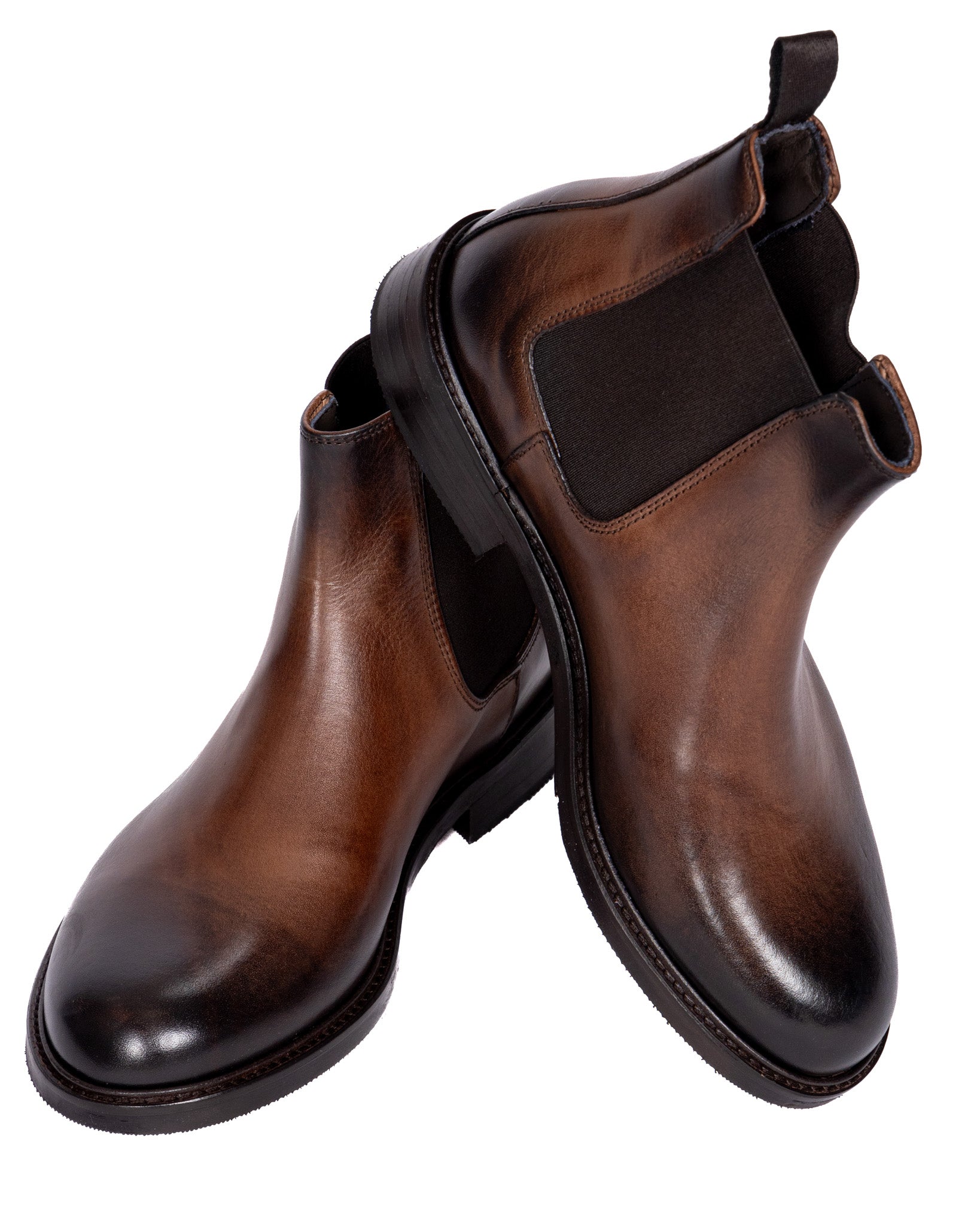 Jae - stivale in pelle spazzolata marrone