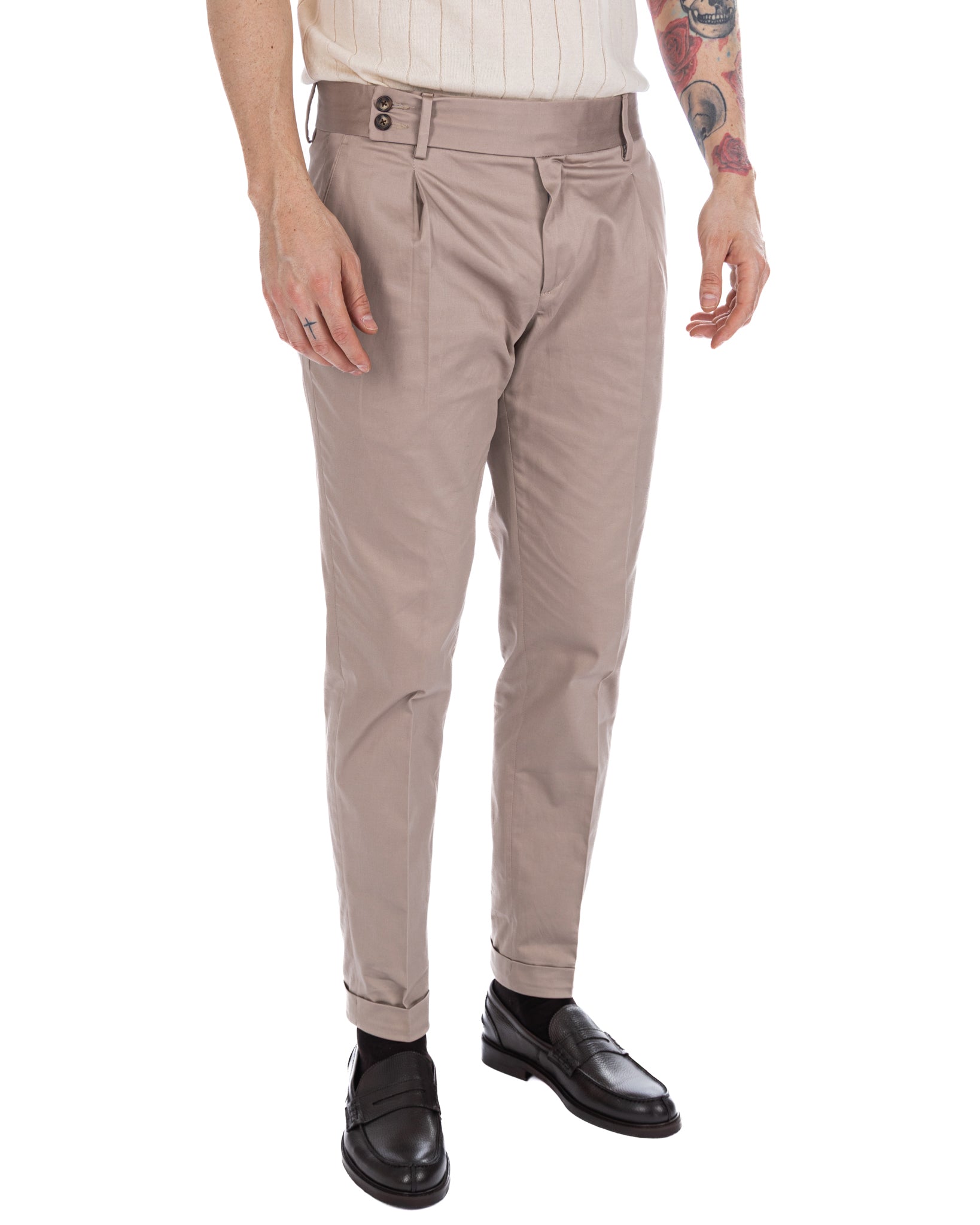 Marcel - pantalon en coton ficelle