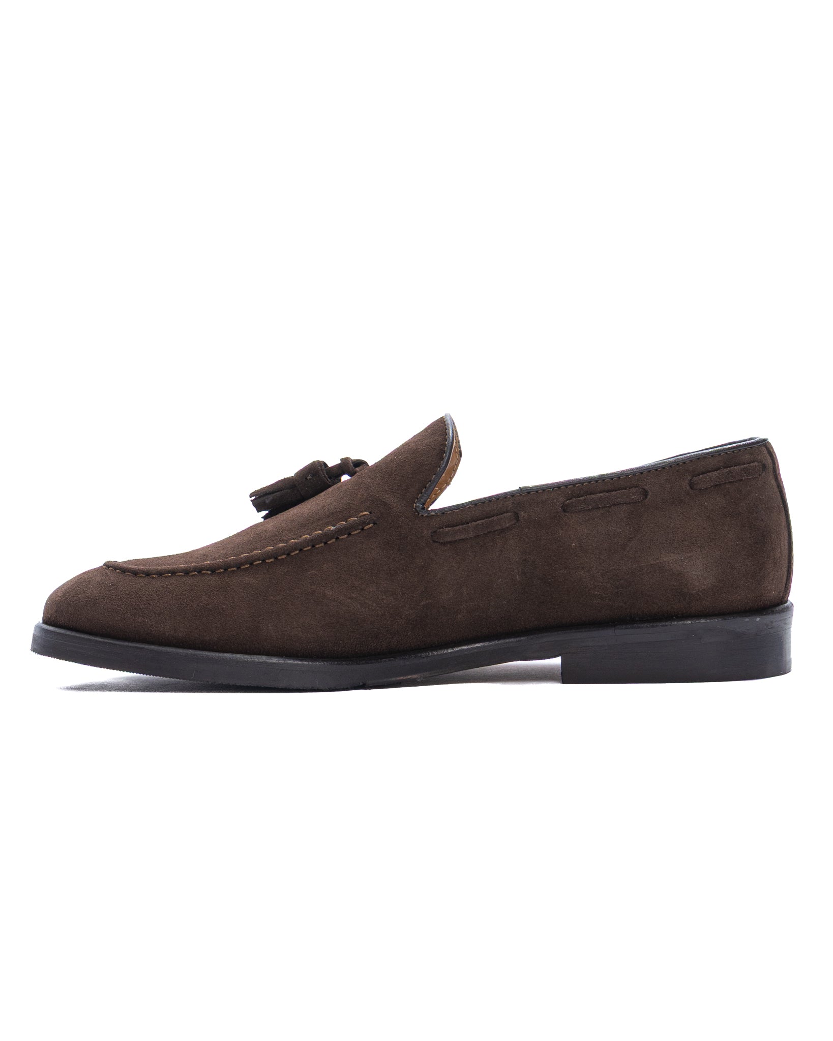 Caspar - brown suede moccasin