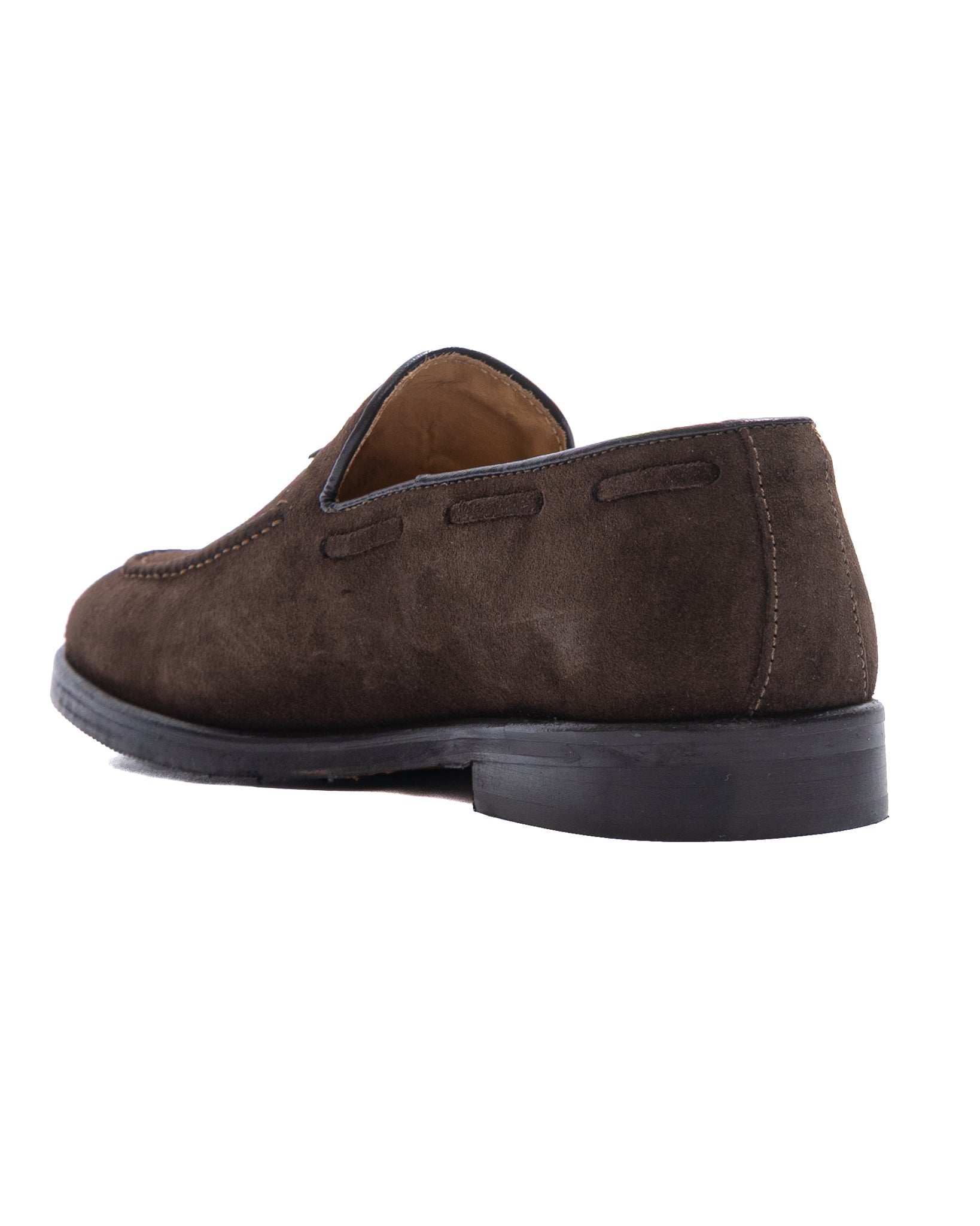 Caspar - brown suede moccasin