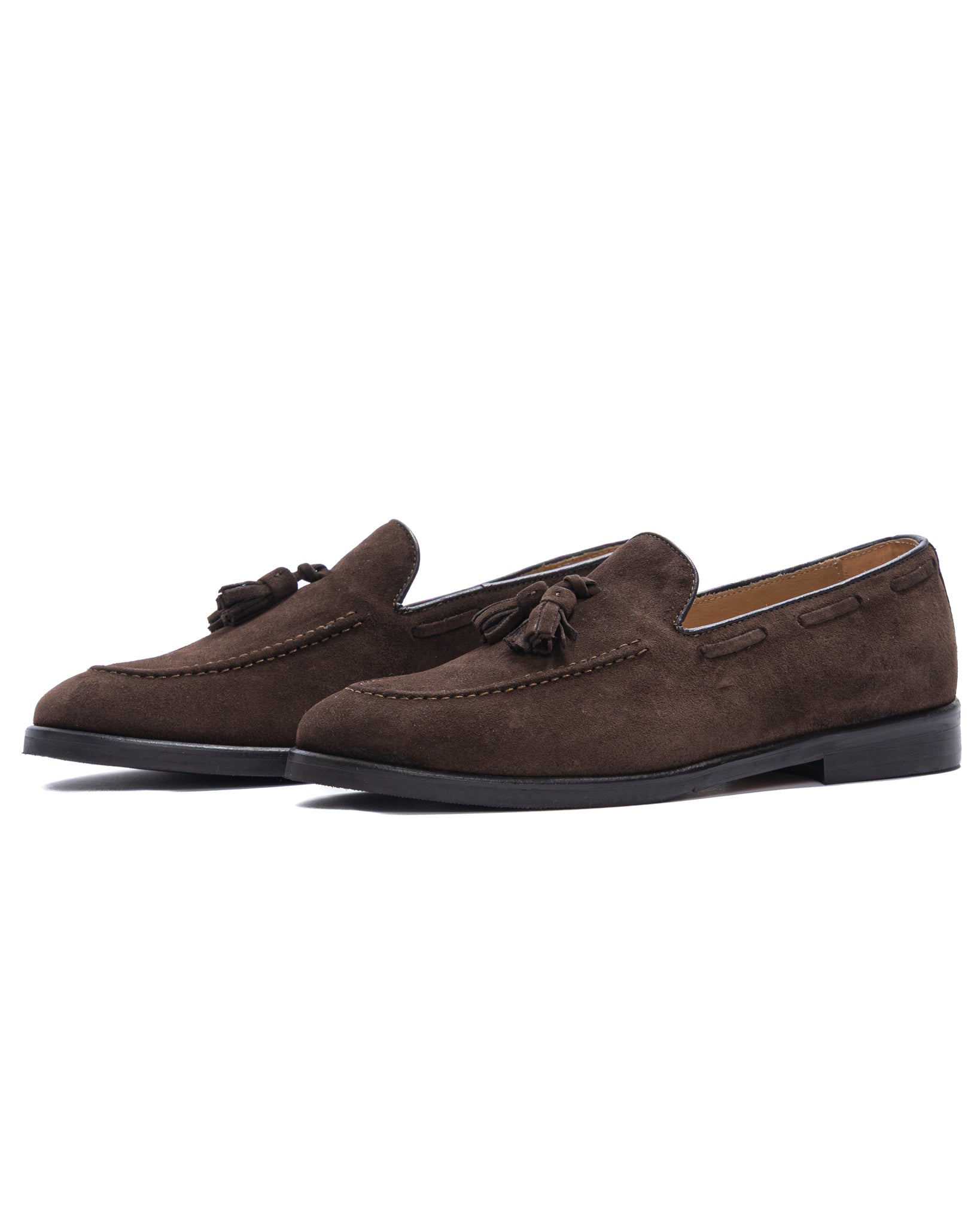 Caspar - brown suede moccasin