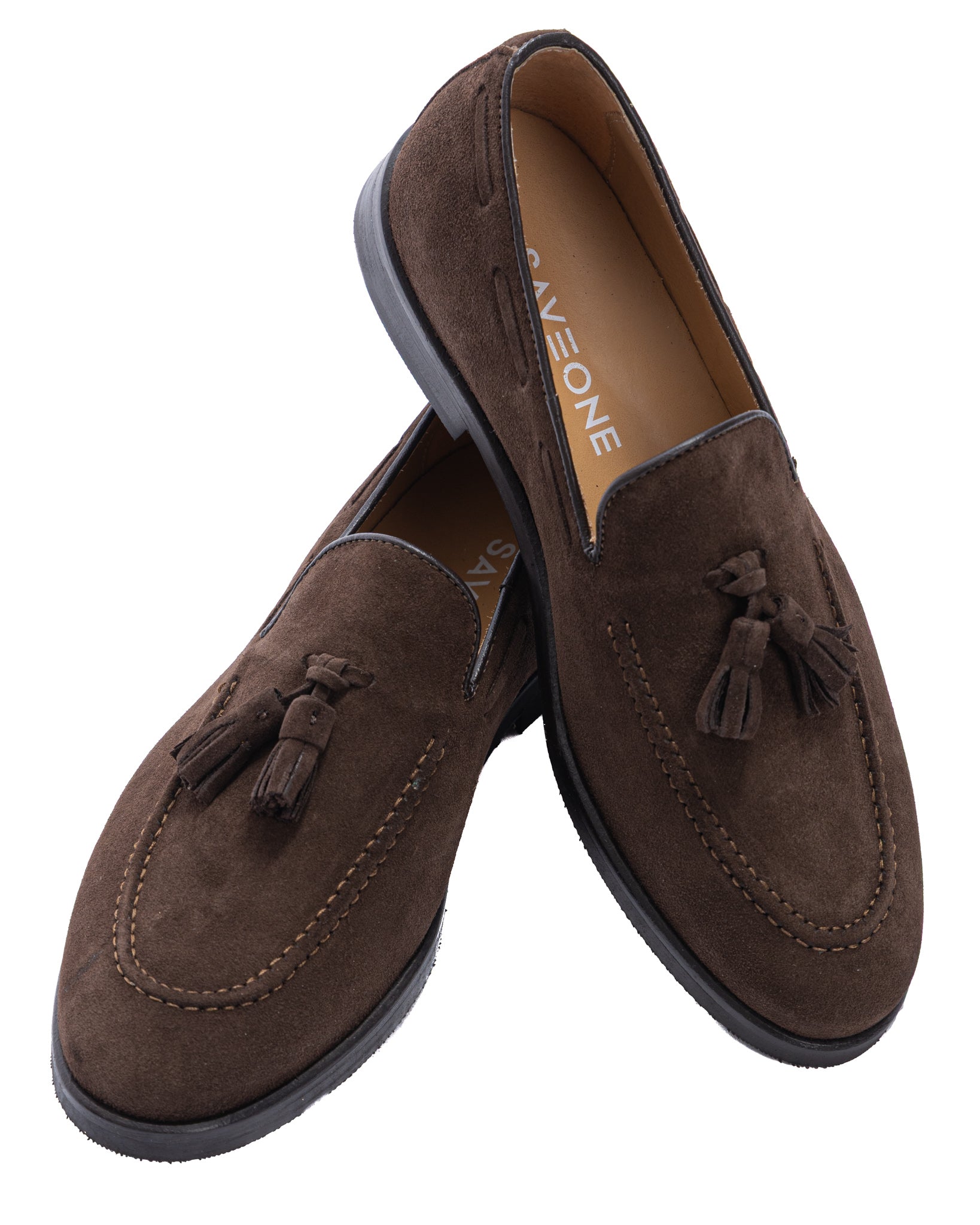 Caspar - brown suede moccasin