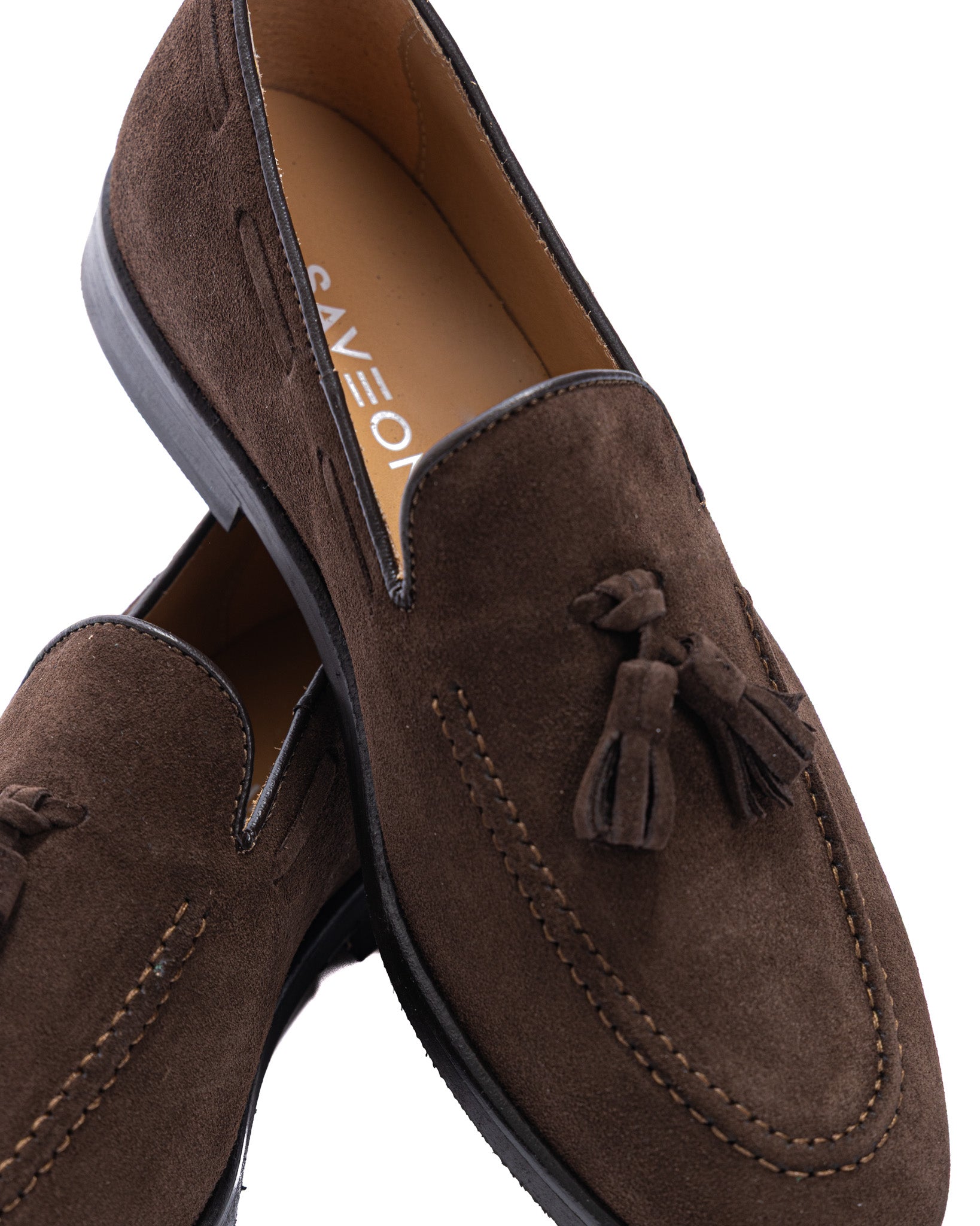 Caspar - brown suede moccasin