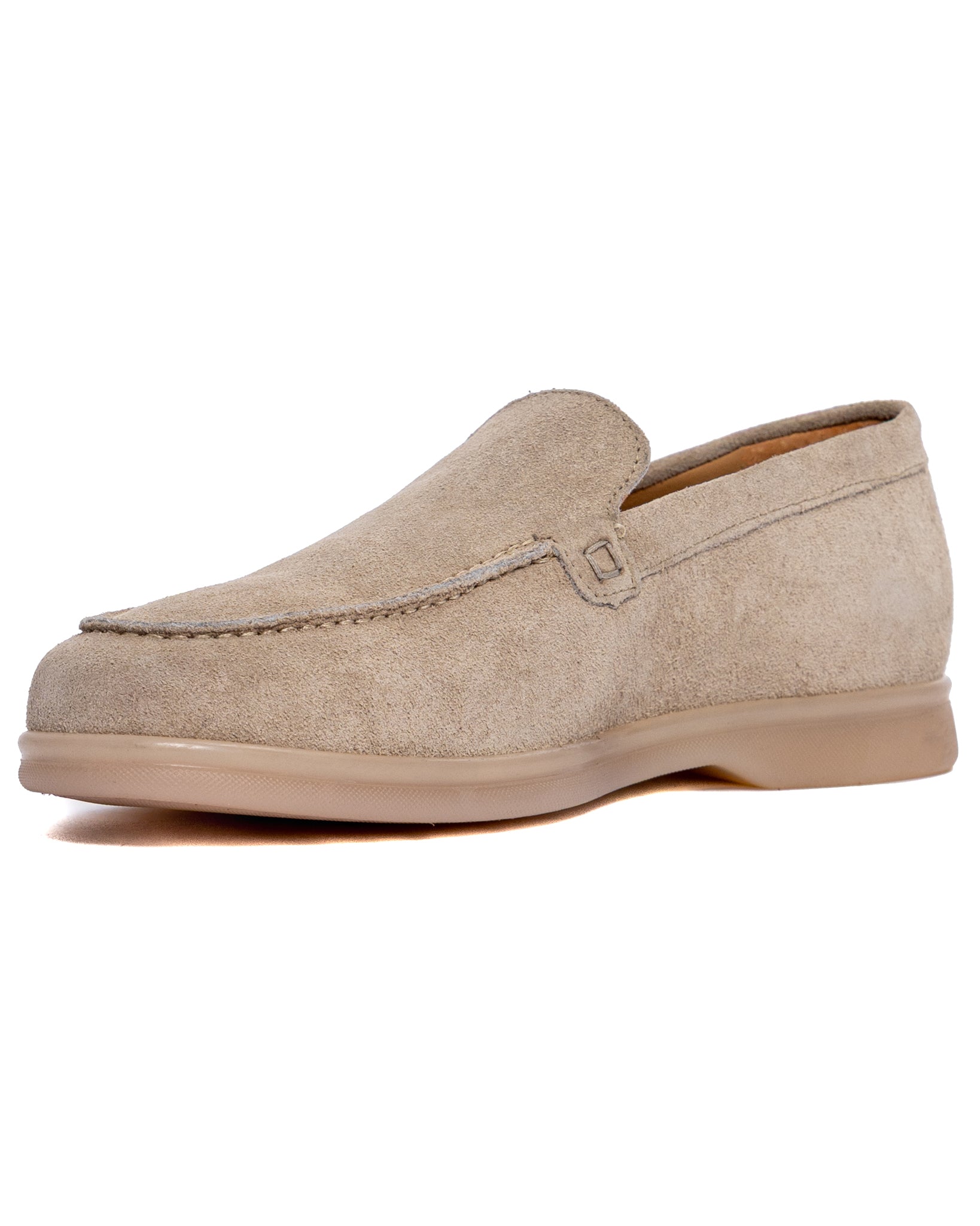 Valeri - beige suede moccasin