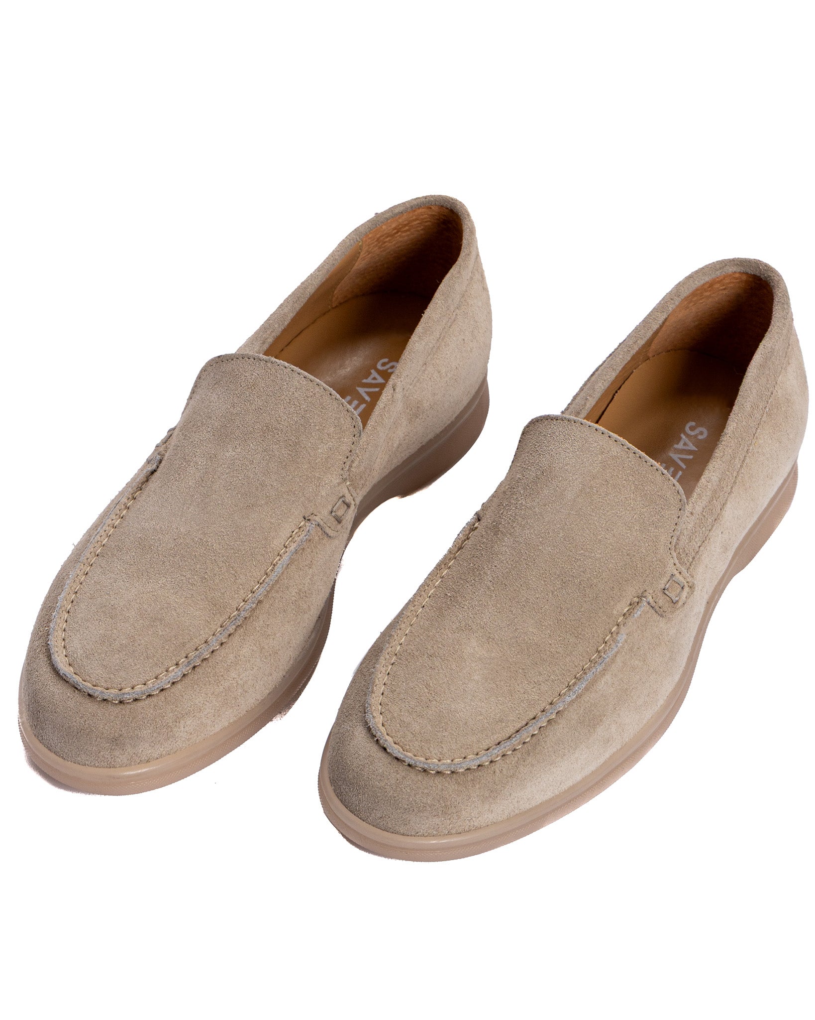 Valeri - beige suede moccasin