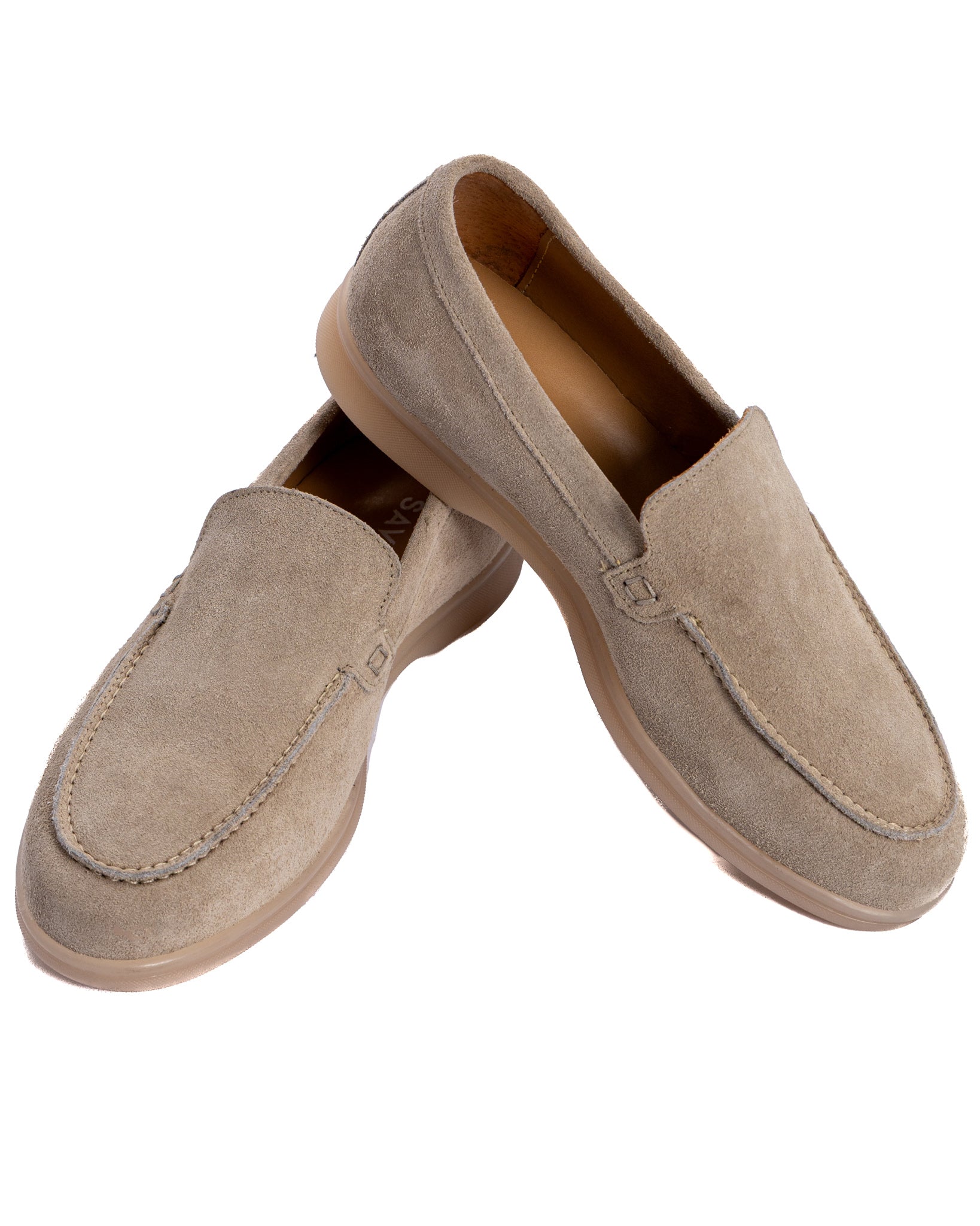 Valeri - beige suede moccasin