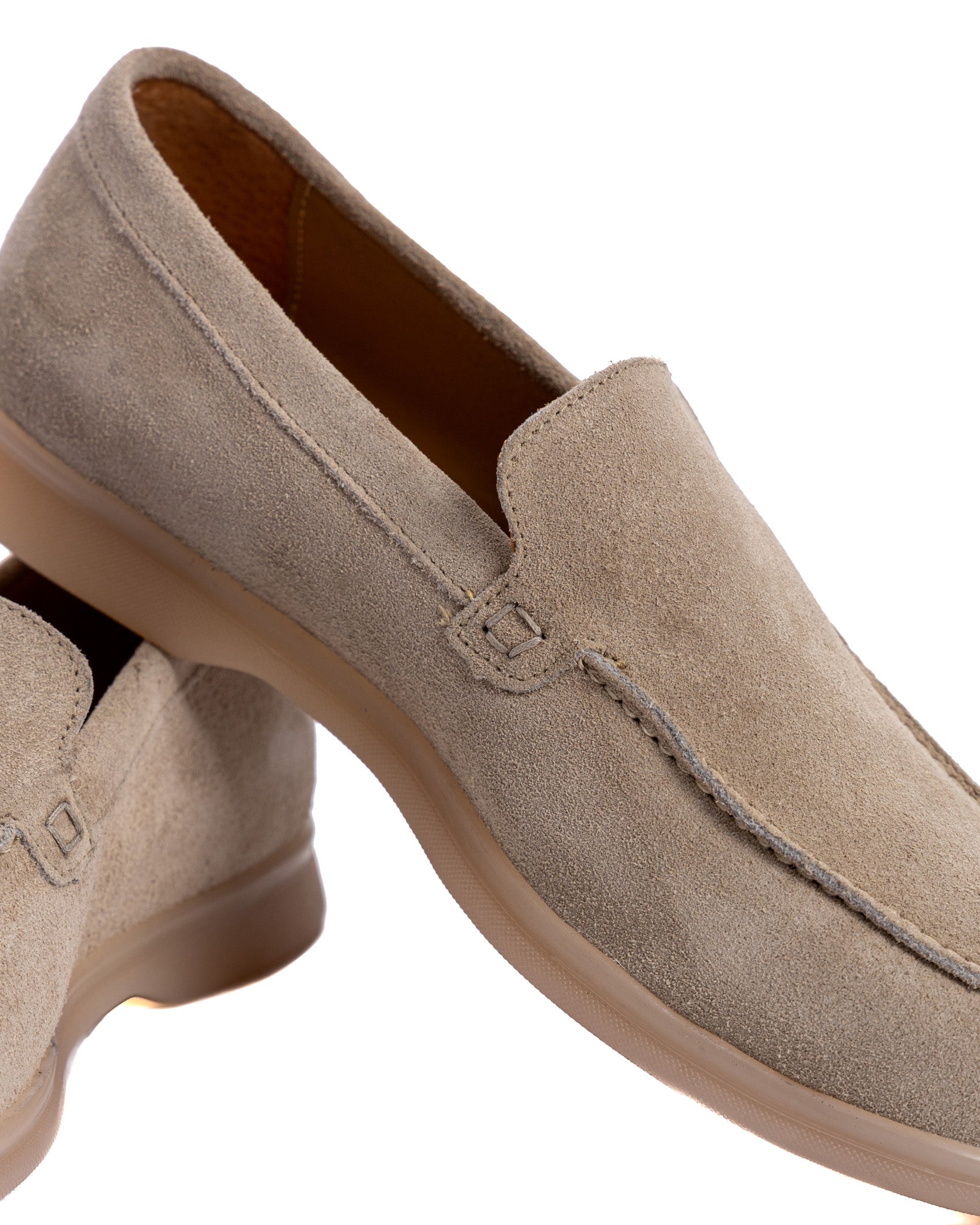 Valeri - beige suede moccasin