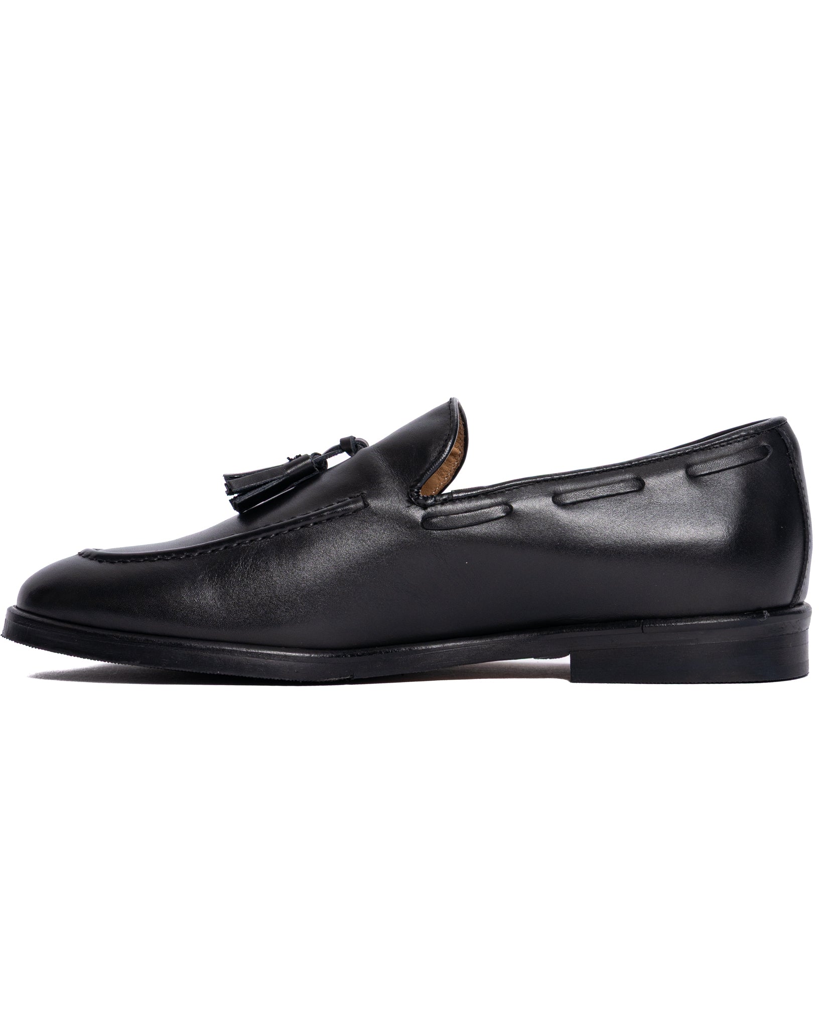 Jasper - black leather loafer