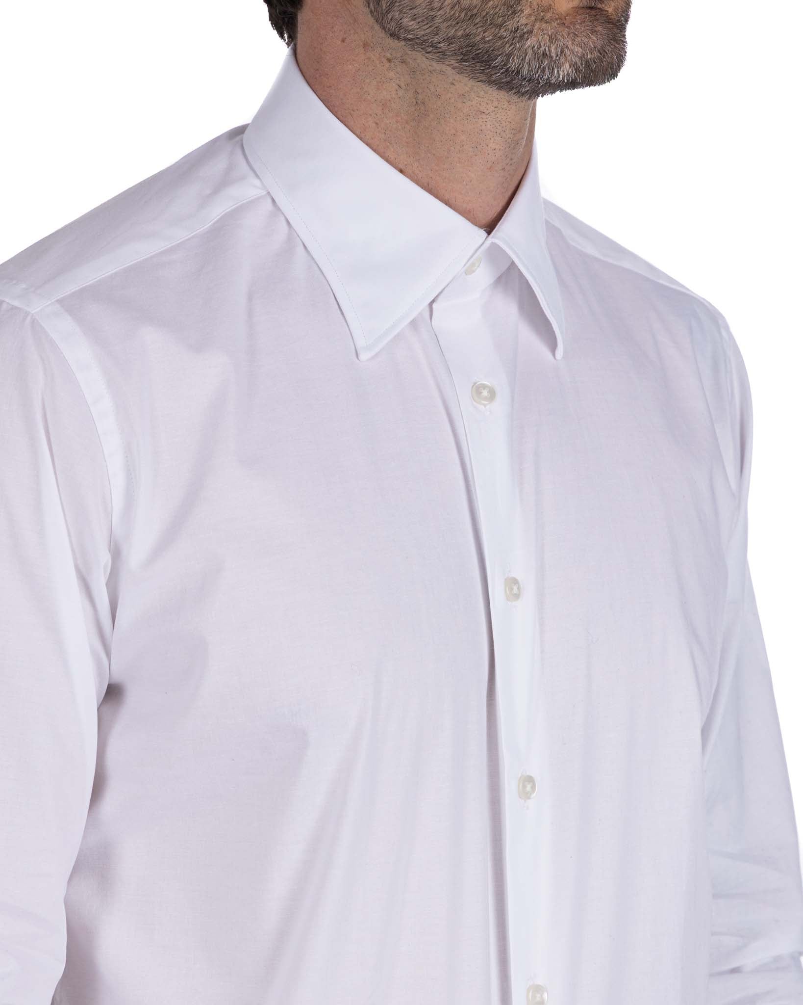 Heckler - camicia bianca in cotone